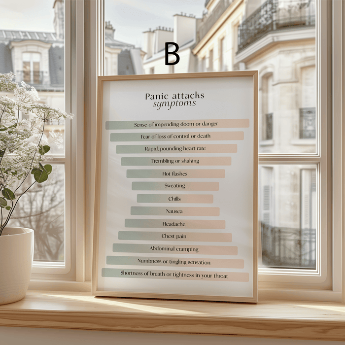 Mental Health Poster – Premium Baumwoll-Canvas