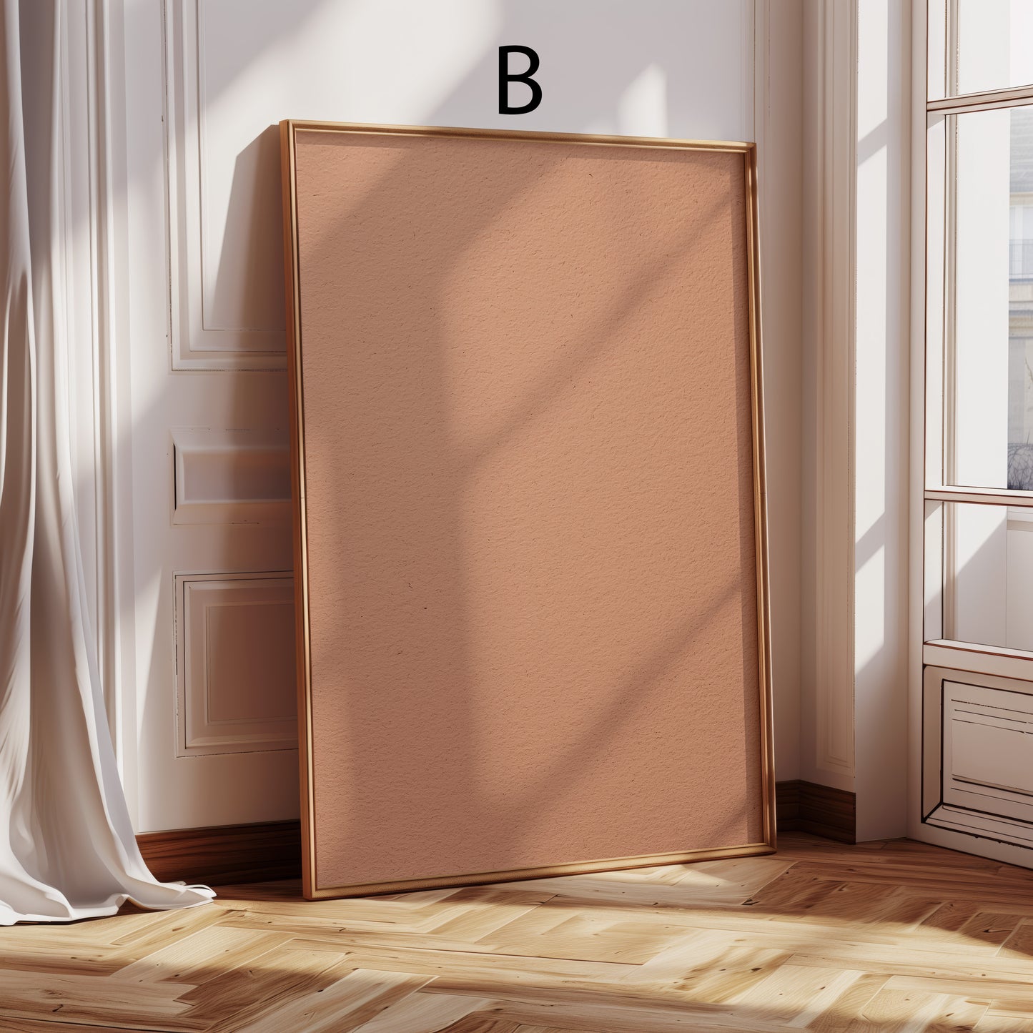 Textur Poster · Geschenkidee · Beige Braun Natürliche Strukturen · Dekoprint ohne Rahmen