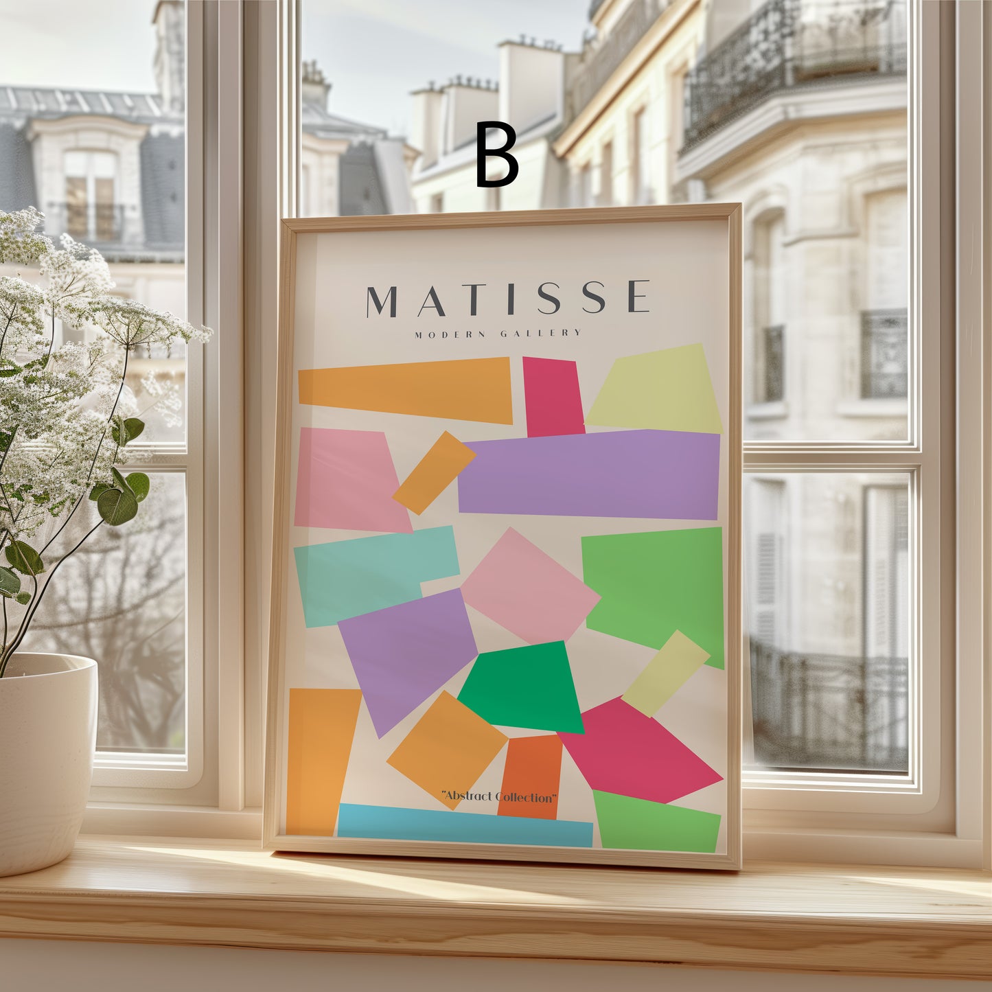 Matisse Poster · Geschenkidee · Abstrakte Scherenschnitte Organische Formen Minimalistische Kunst · Dekoprint ohne Rahmen
