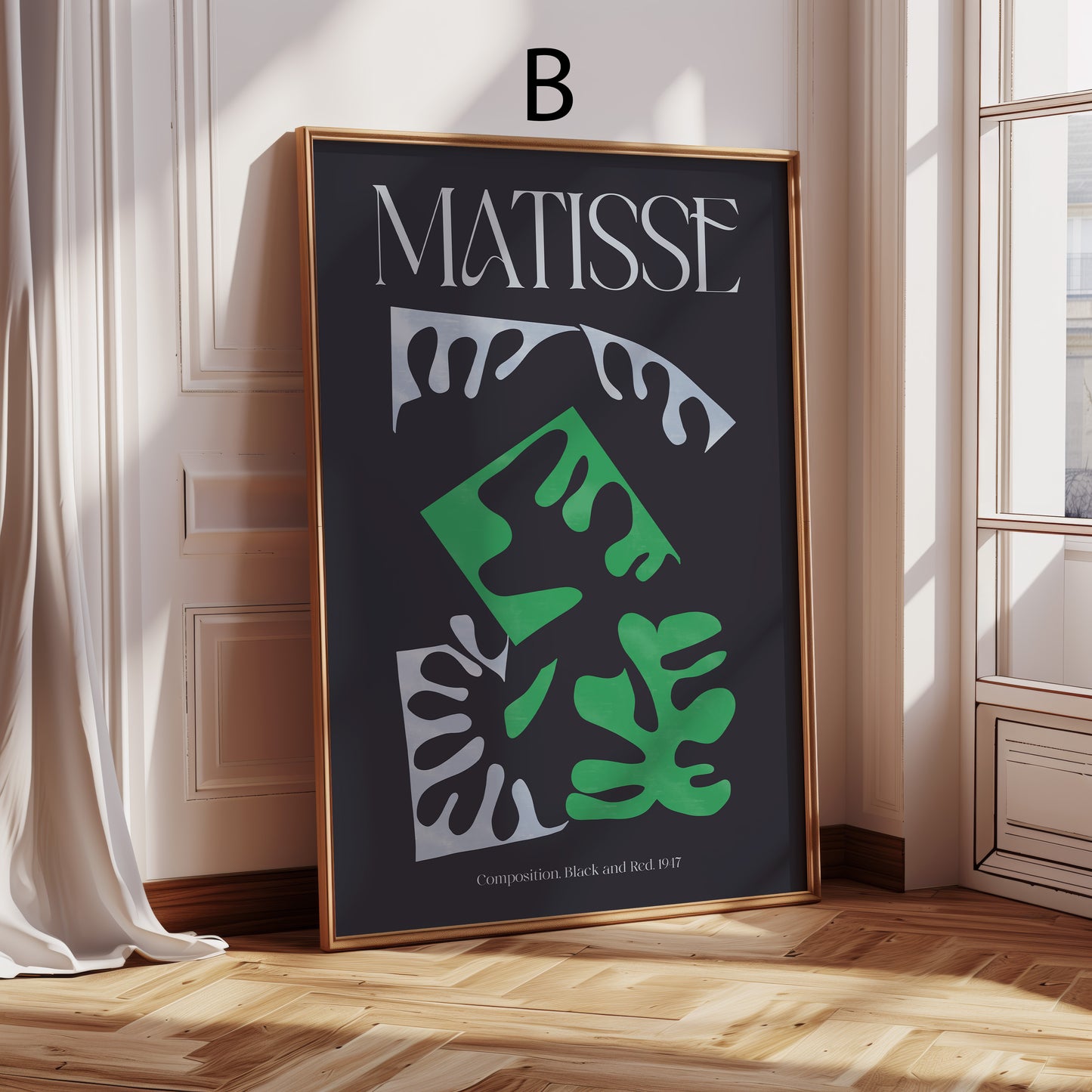Henri Matisse Poster · Geschenkidee · Scherenschnitt Masken Abstrakte Formen Bunte Kompositionen · Dekoprint ohne Rahmen