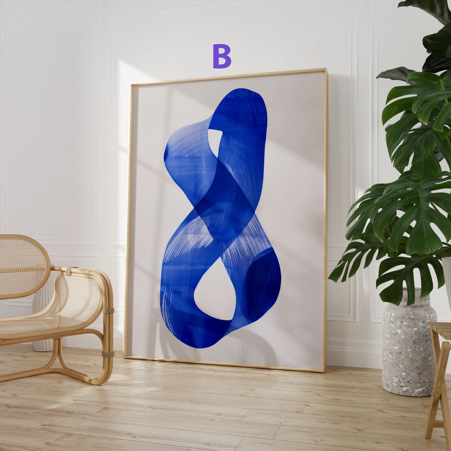 Moderne Kunst Poster · Geschenkidee · Abstrakte Formen, Landschaften und Moderne Illustrationen · Dekoprint ohne Rahmen