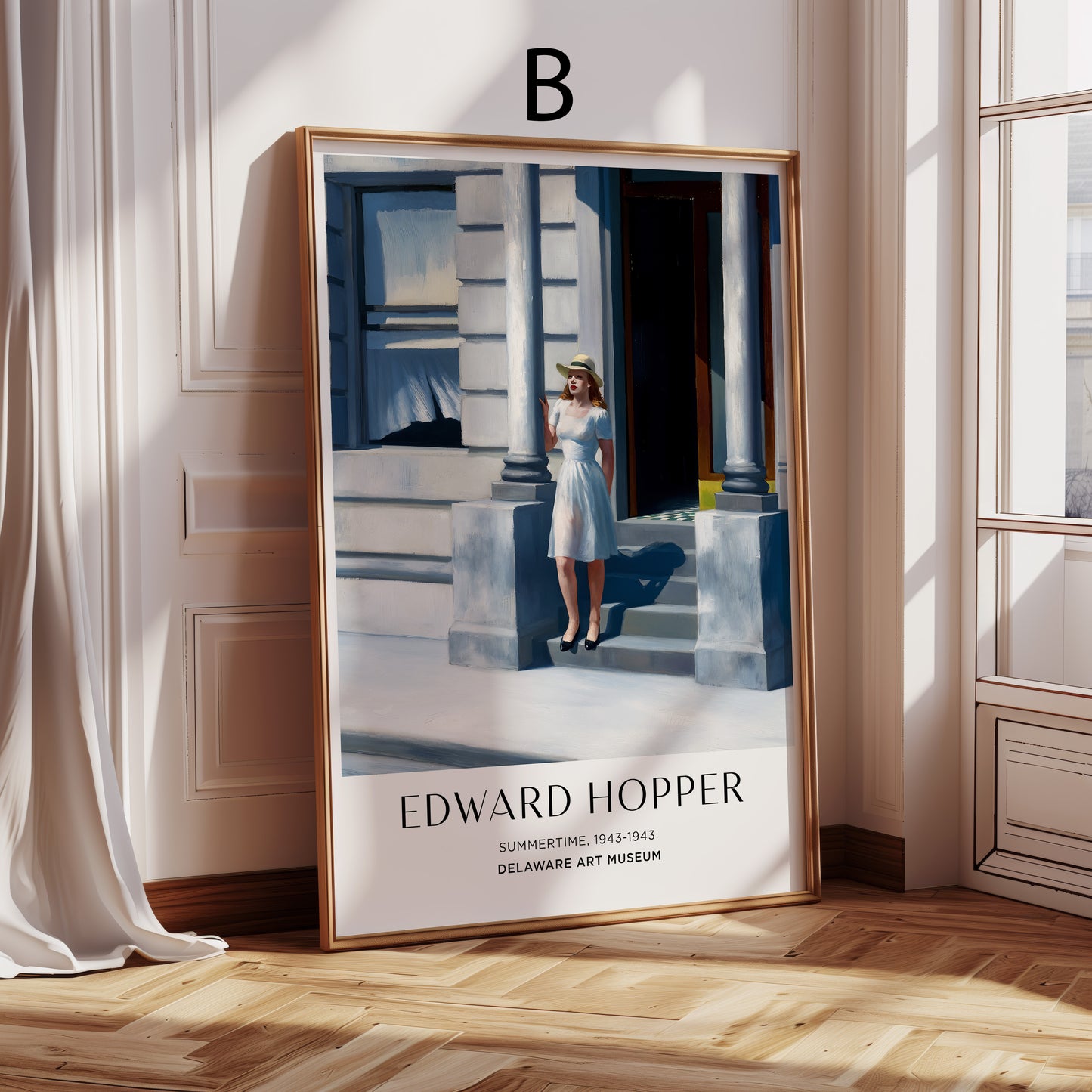 Kunst Poster · Geschenkidee · Edward Hopper Amerikanischer Realismus Architektur Alltagsszenen · Dekoprint ohne Rahmen