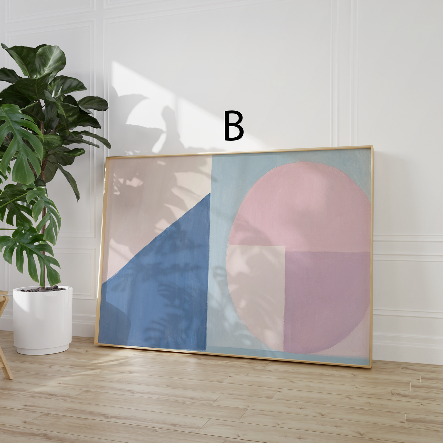Abstrakte Poster · Wohnidee · Pastellfarben, Geometrische Formen & Minimalistische Wandkunst · Dekoprint ohne Rahmen