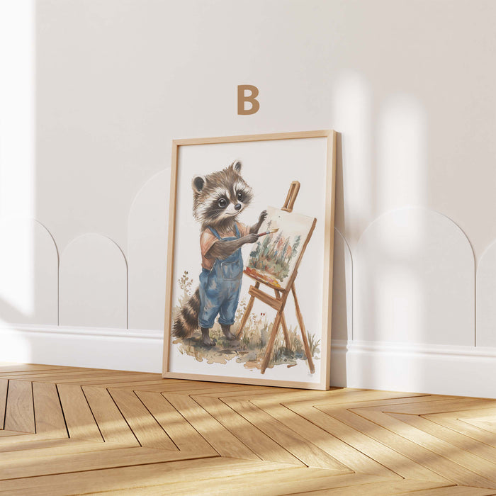 JUSTGOODMOOD Waldtiere Poster – Edle Wanddeko
