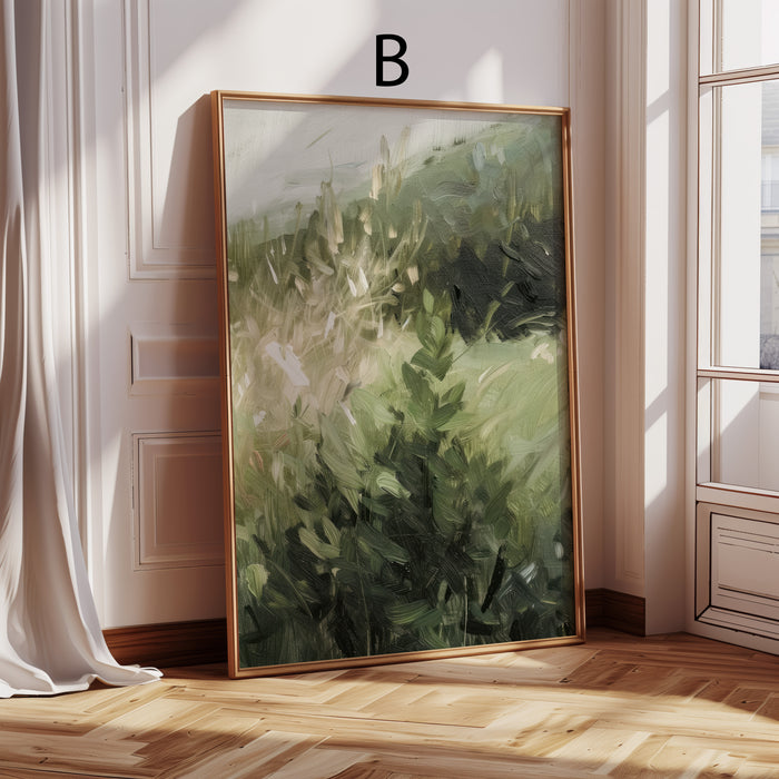 Vintage Botanik Poster – Premium Baumwoll-Canvas