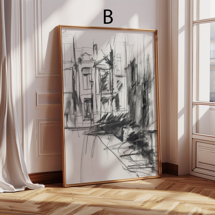 Moderne Vintage Poster auf Premium Baumwolle