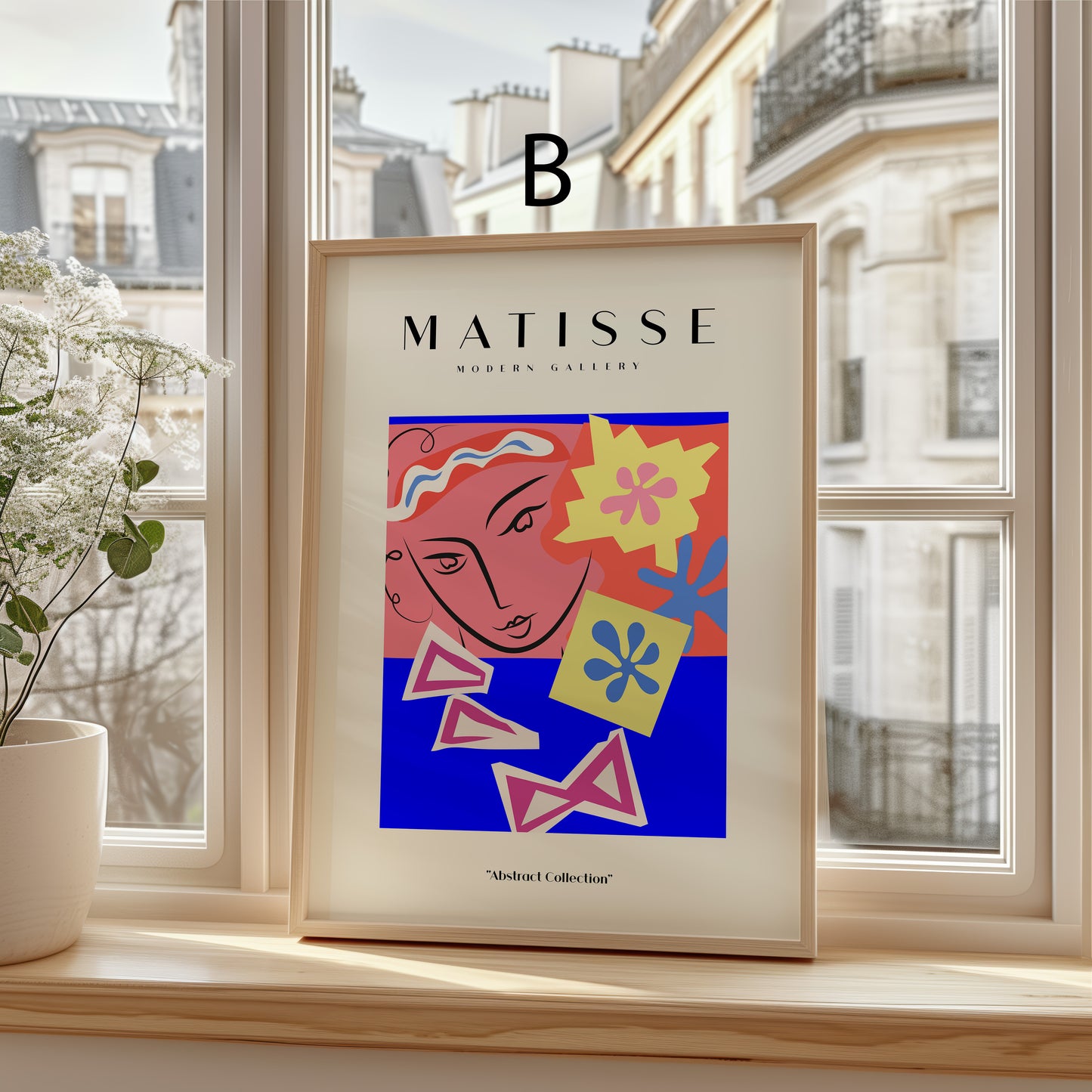 Matisse Poster · Geschenkidee · Abstrakte Scherenschnitte Bunte Formen Moderne Kompositionen · Dekoprint ohne Rahmen