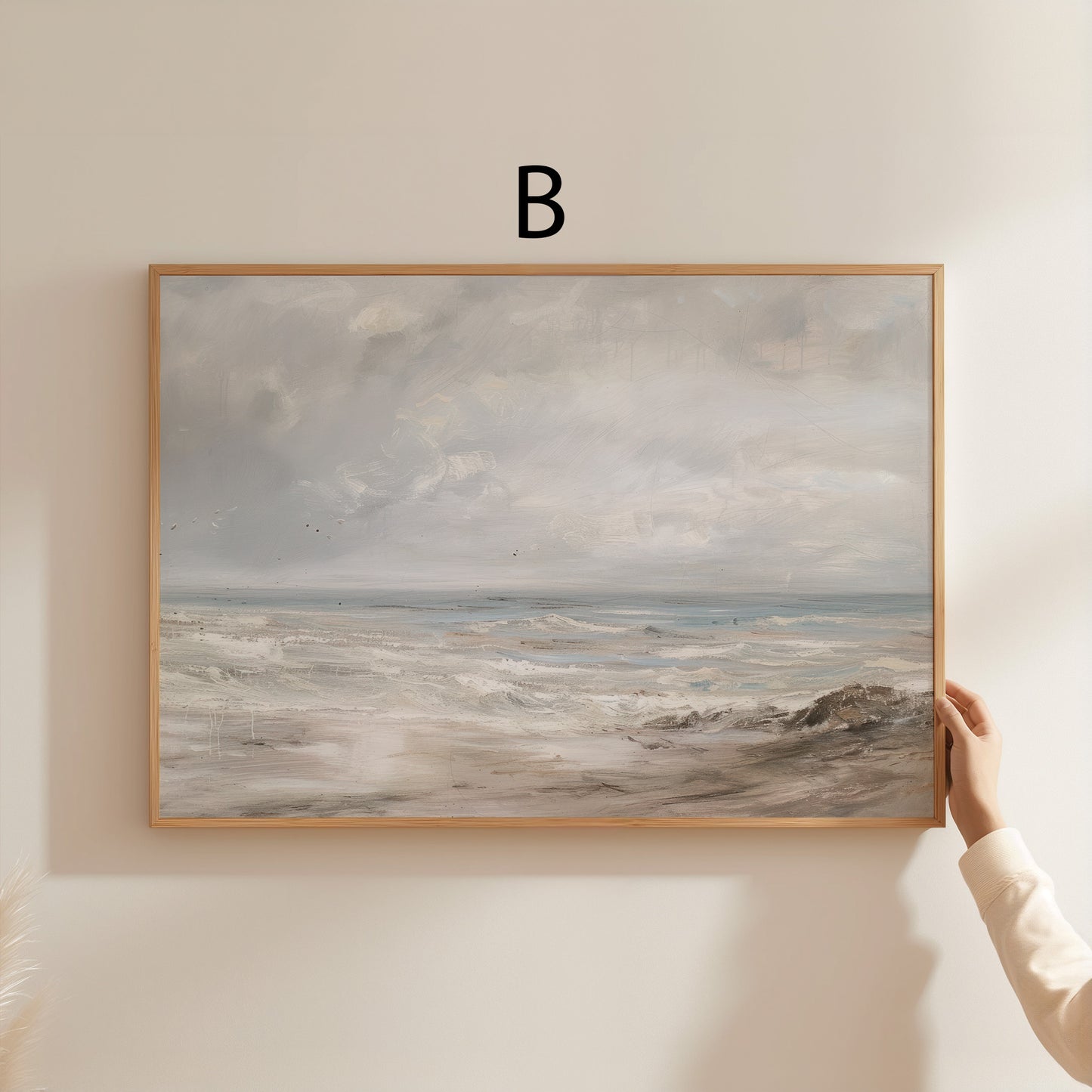 Moderne Landschaft & Figuren Poster · Geschenkidee · Natur Küste Skizzen Zeitlose Wandkunst · Dekoprint ohne Rahmen