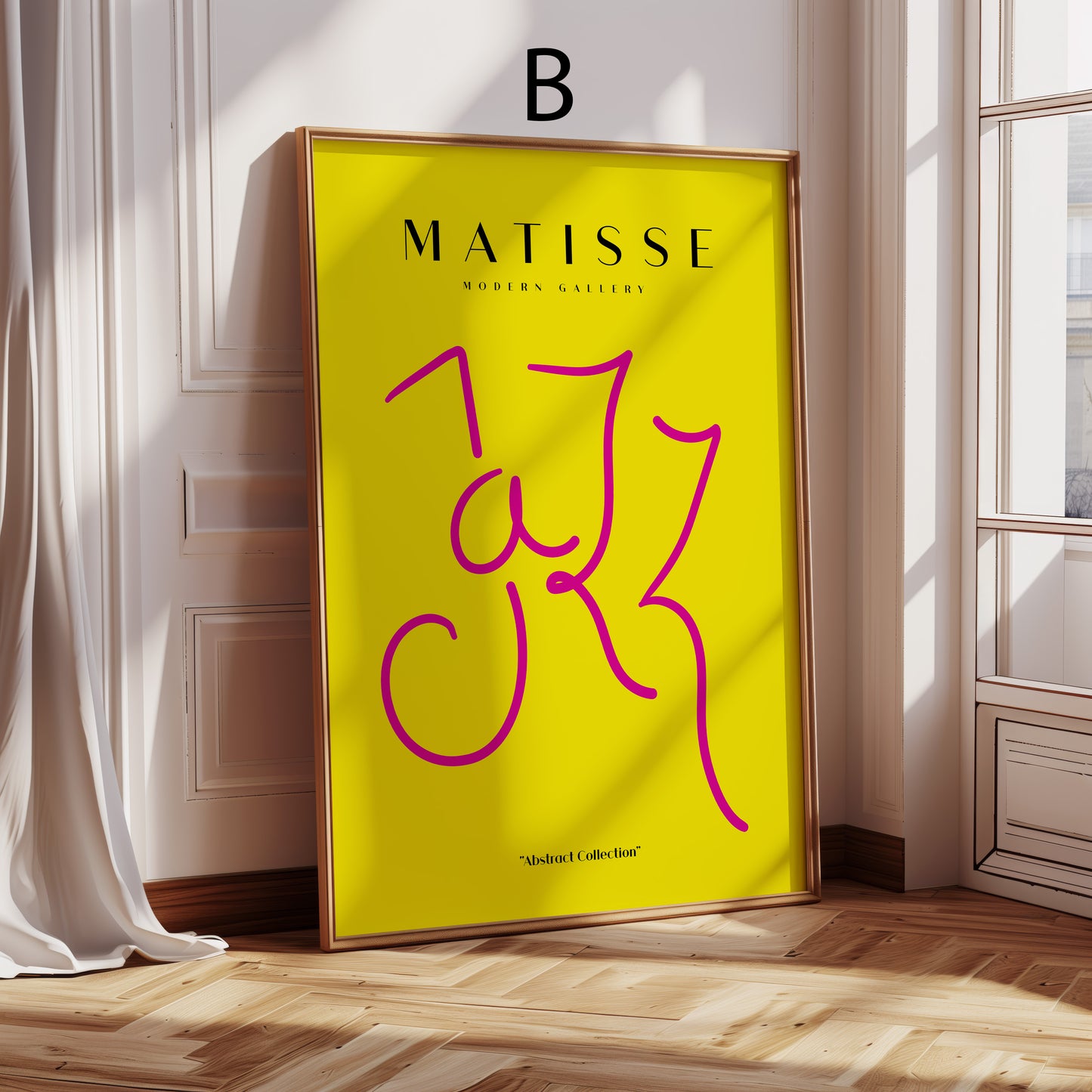 Matisse Poster · Geschenkidee · Abstrakte Scherenschnitte Grafische Formen Bunte Kompositionen · Dekoprint ohne Rahmen
