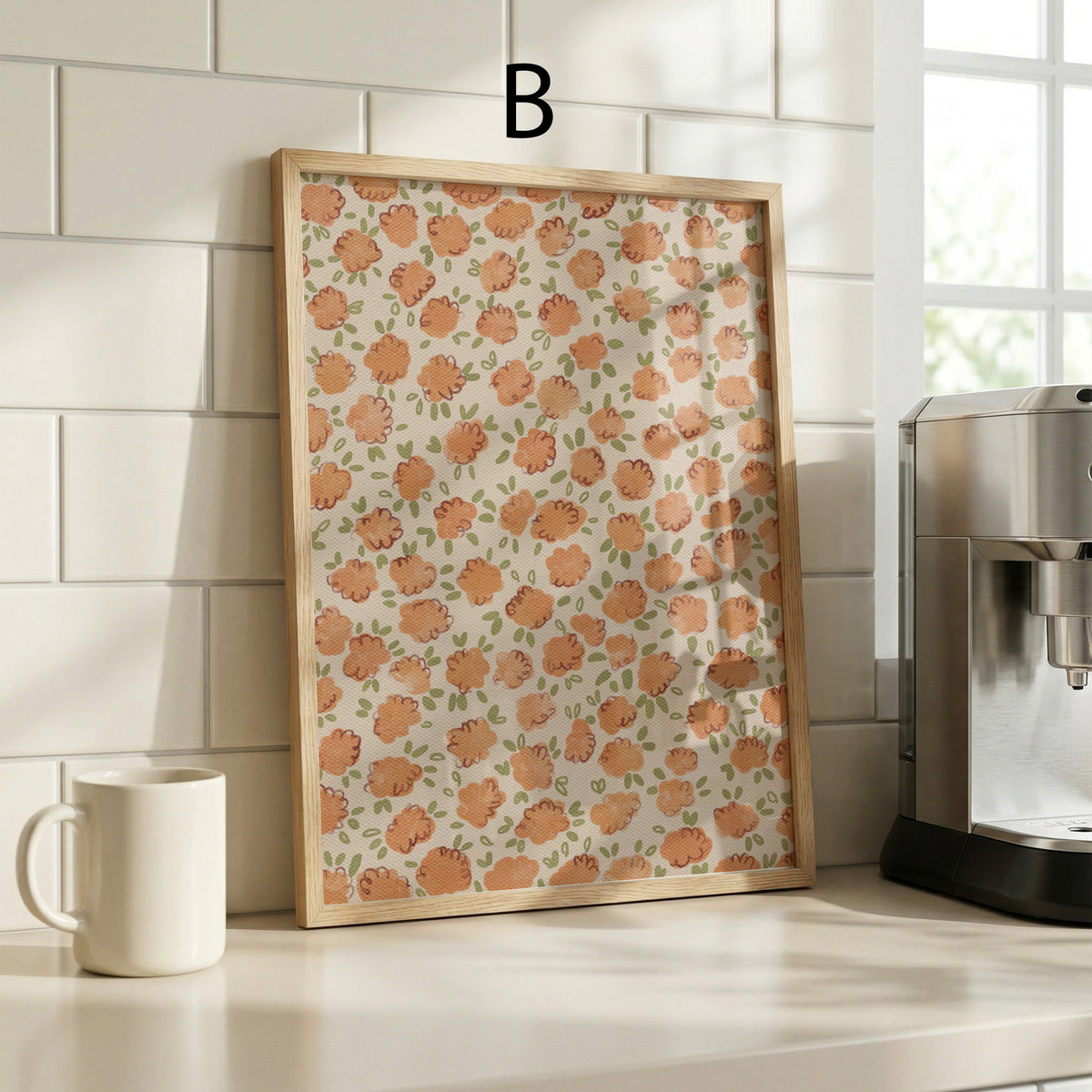 Blumen Poster · Florale Wandbilder · Vintage Wanddeko · Dekoprint ohne Rahmen