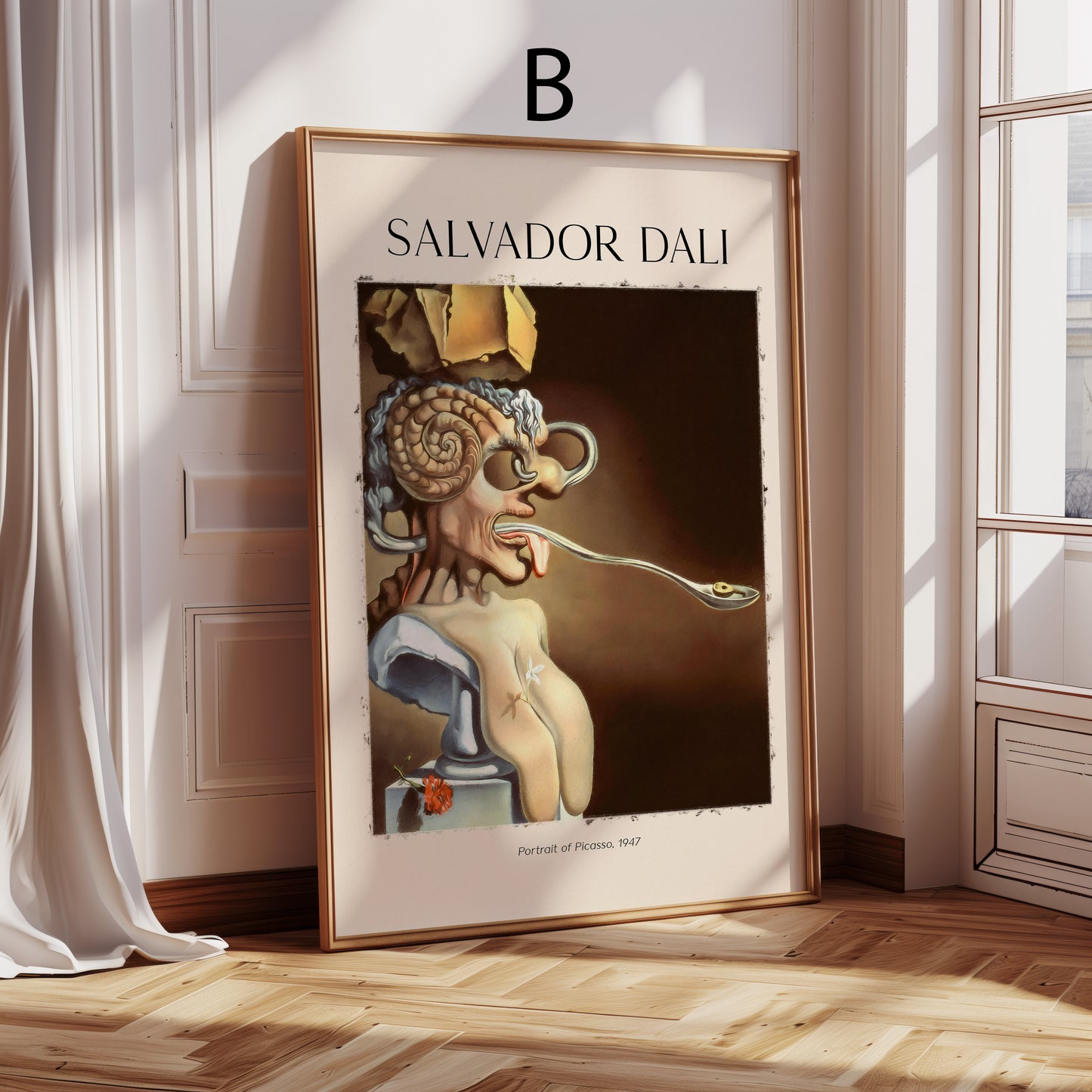 Salvador Dalí Poster · Geschenkidee · Surrealistische Porträts Traumlandschaften Ikonische Meisterwerke · Dekoprint ohne Rahmen