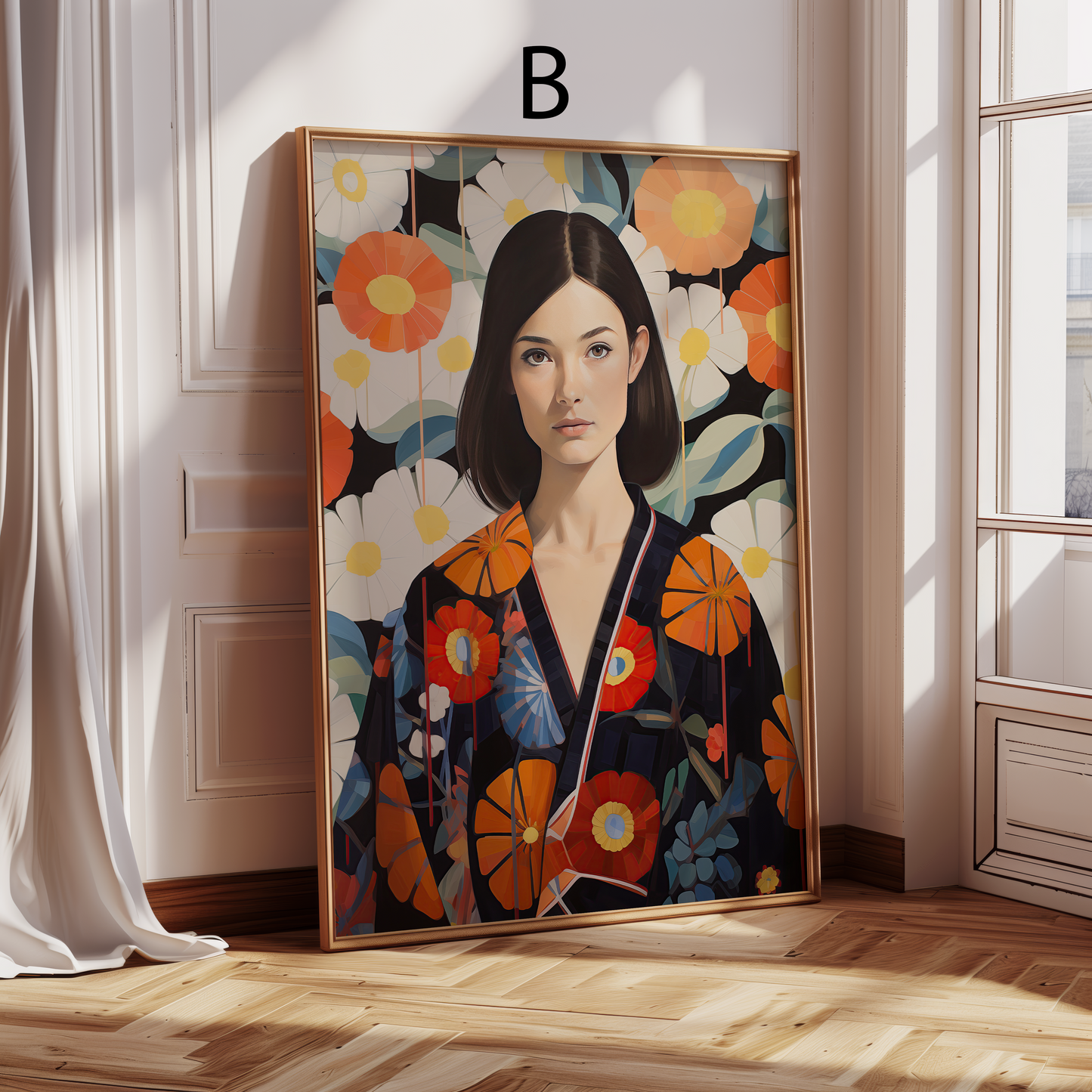 Moderne Kunst Poster · Geschenkidee · Zeitgenössische Porträts Abstrakte Landschaften Blumen Illustration · Dekoprint ohne Rahmen
