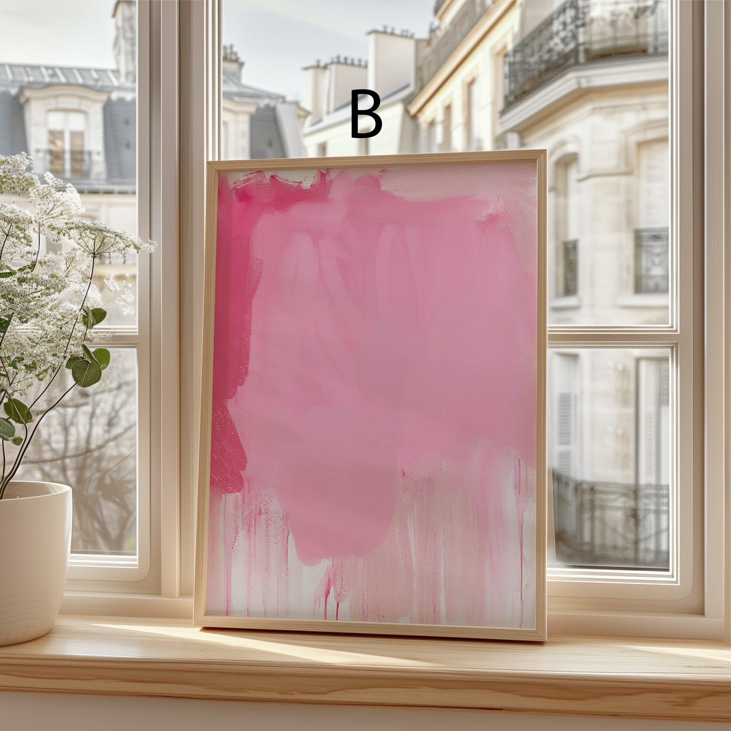 Abstrakte Poster · Wohnidee · Abstrakte Kunst Blumen Motive Pastell Farben · Dekoprint ohne Rahmen
