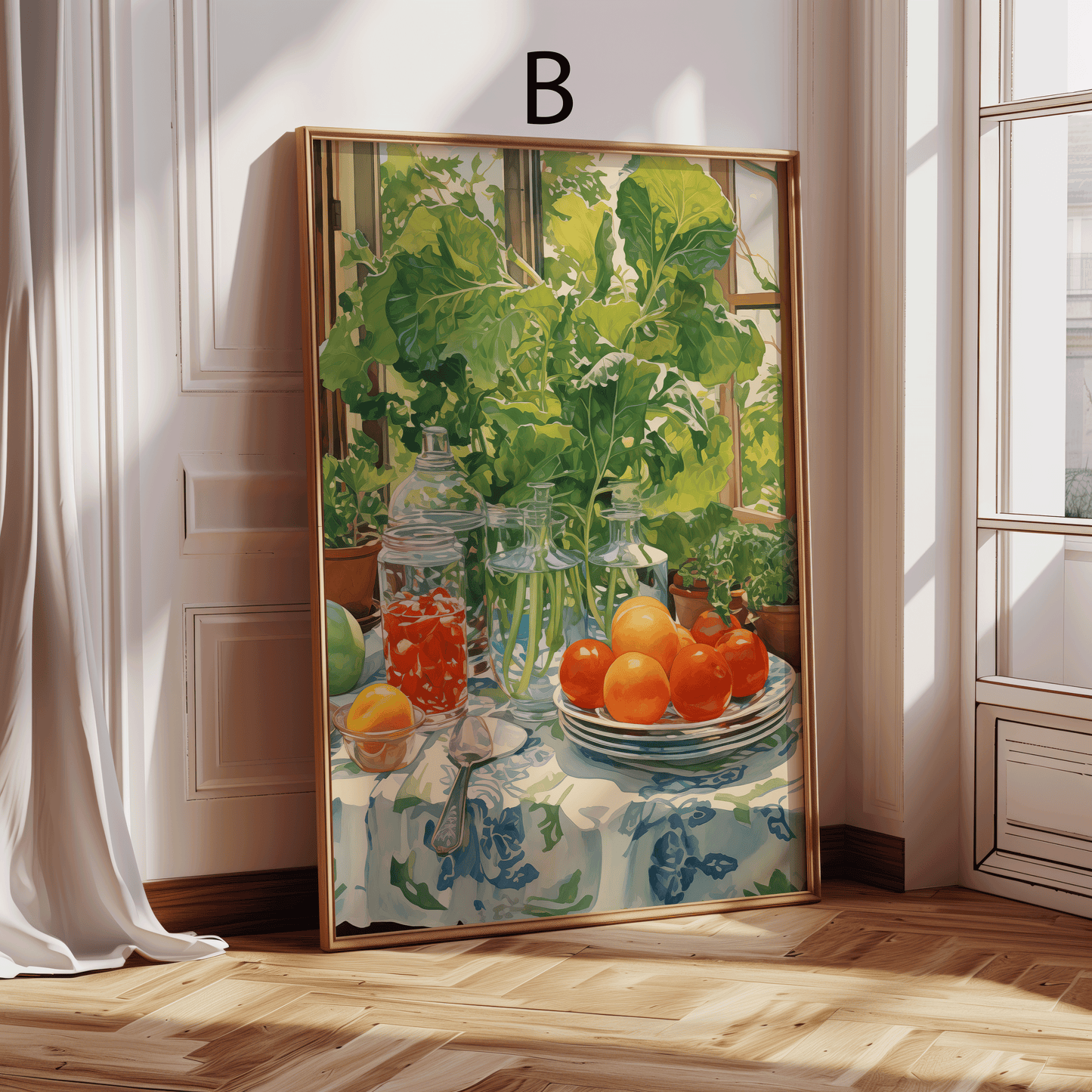 Moderne Kunst Poster · Geschenkidee · Impressionistische Blumen und Elegante Stillleben Kunst · Dekoprint ohne Rahmen