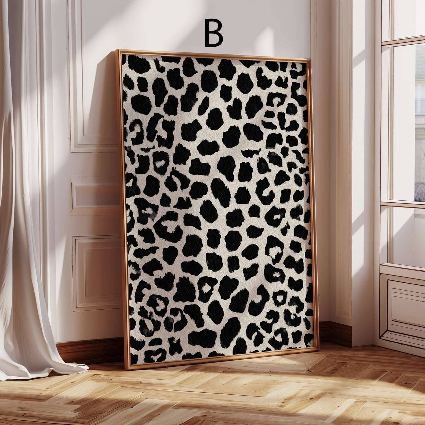 Safari Statement Poster · Geschenkidee · markante Animal Prints in natürlichen Kontrasten · Dekoprint ohne Rahmen