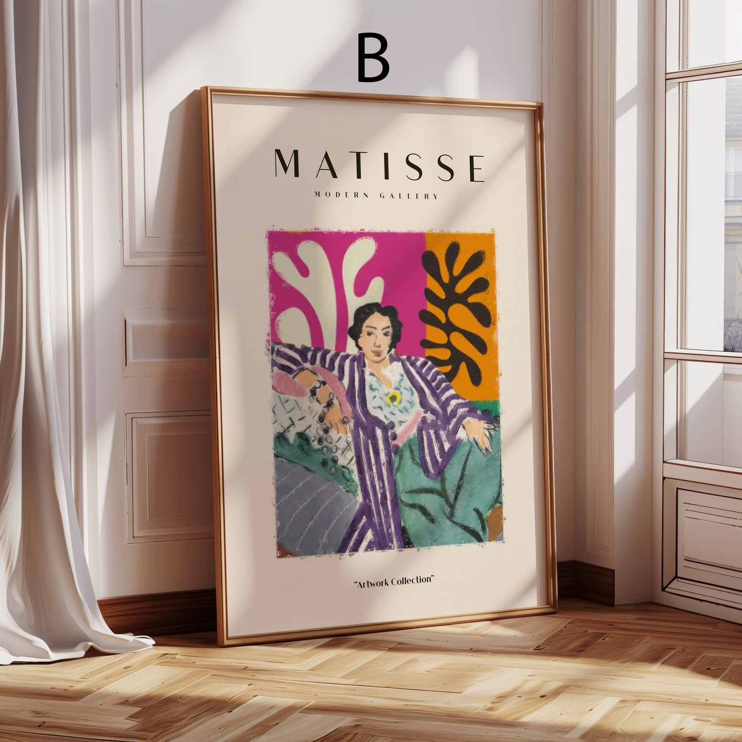 Matisse Poster · Geschenkidee · Abstrakte Kunst Porträts Farbenfrohe Gemälde · Dekoprint ohne Rahmen