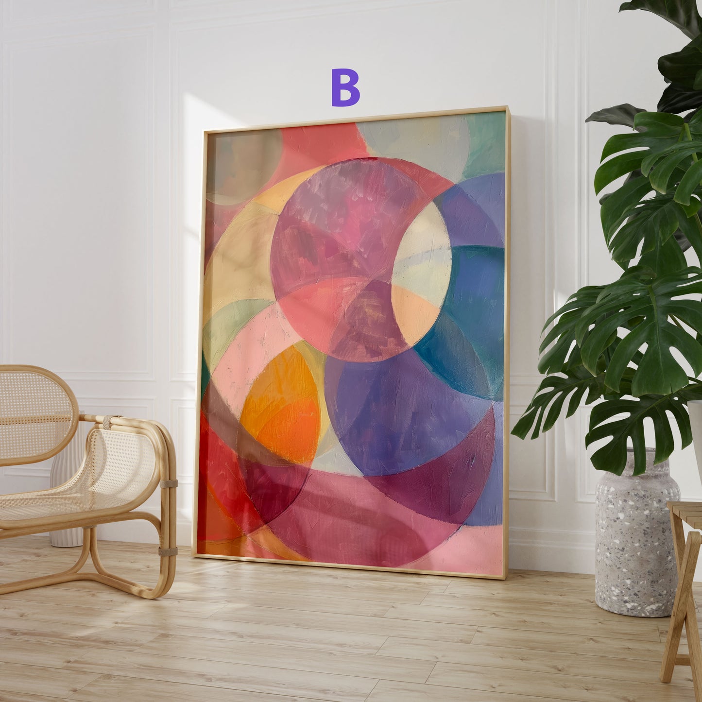 Moderne Kunst Poster · Geschenkidee · Abstrakte Formen, Stillleben und Landschaft · Dekoprint ohne Rahmen