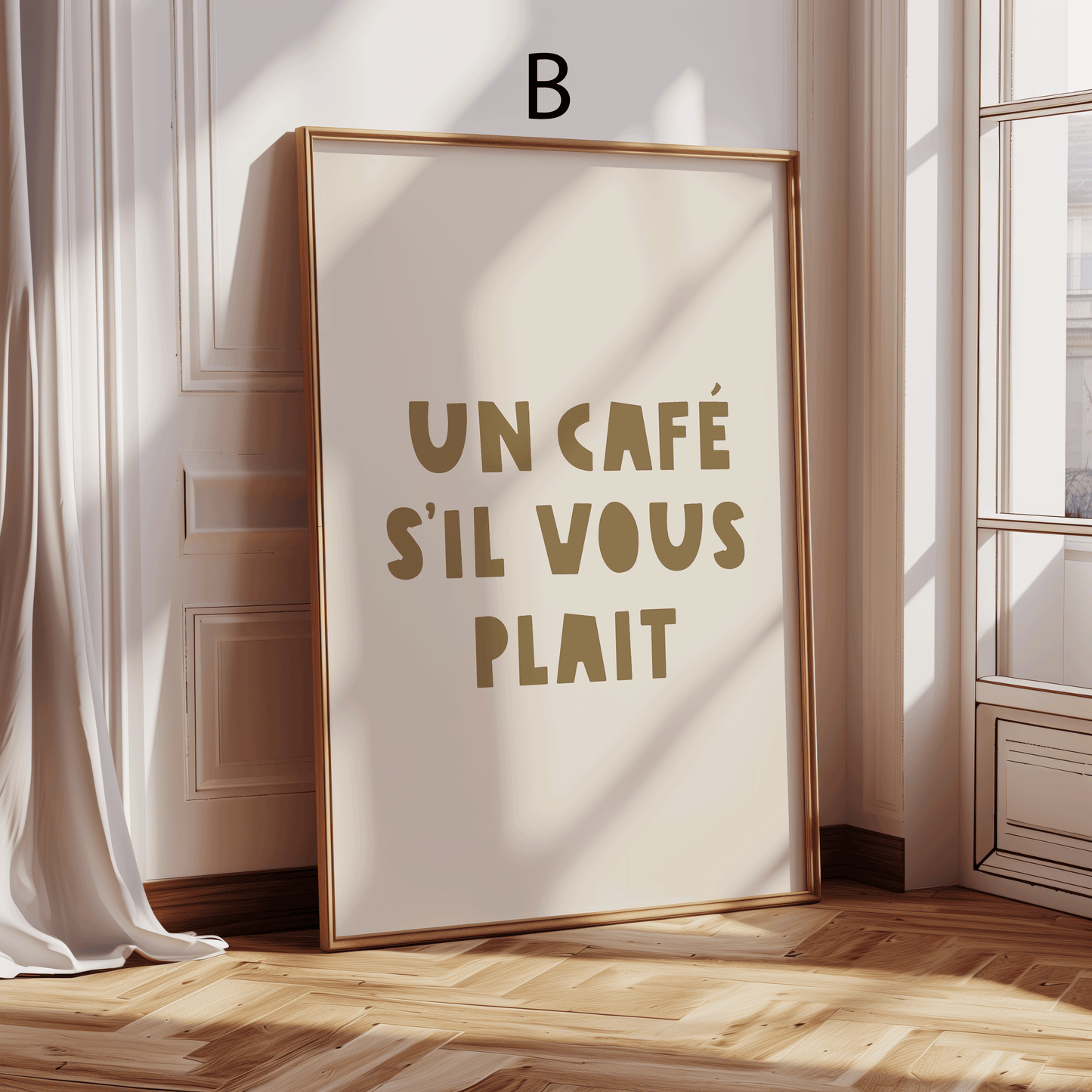Frankreich Vintage Poster · Geschenkidee · Paris Blumen Café Illustration · Dekoprint ohne Rahmen