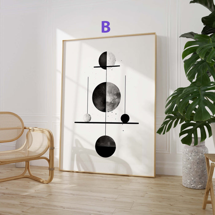JUSTGOODMOOD Poster – Edles Baumwoll-Canvas & lebendige