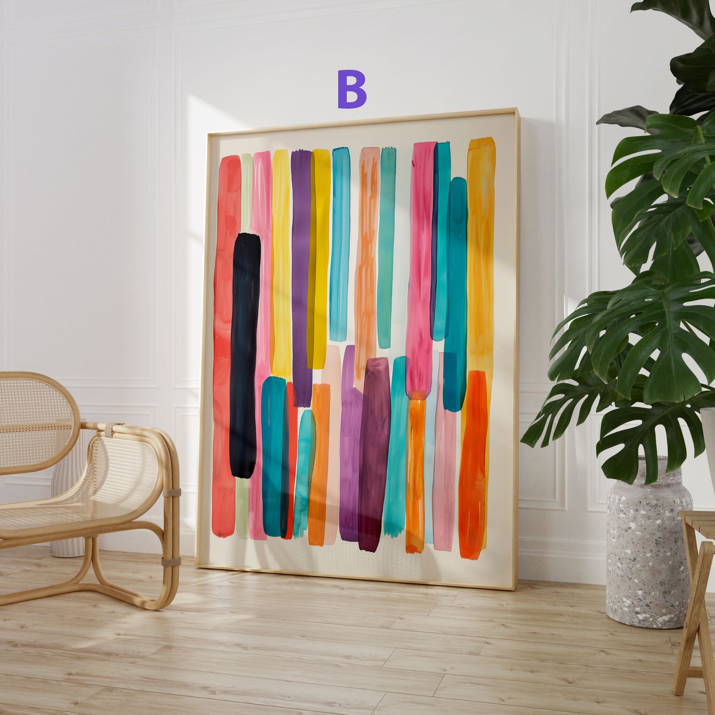 Moderne Kunst Poster · Geschenkidee · Blumen, Stillleben und Abstrakte Malerei · Dekoprint ohne Rahmen