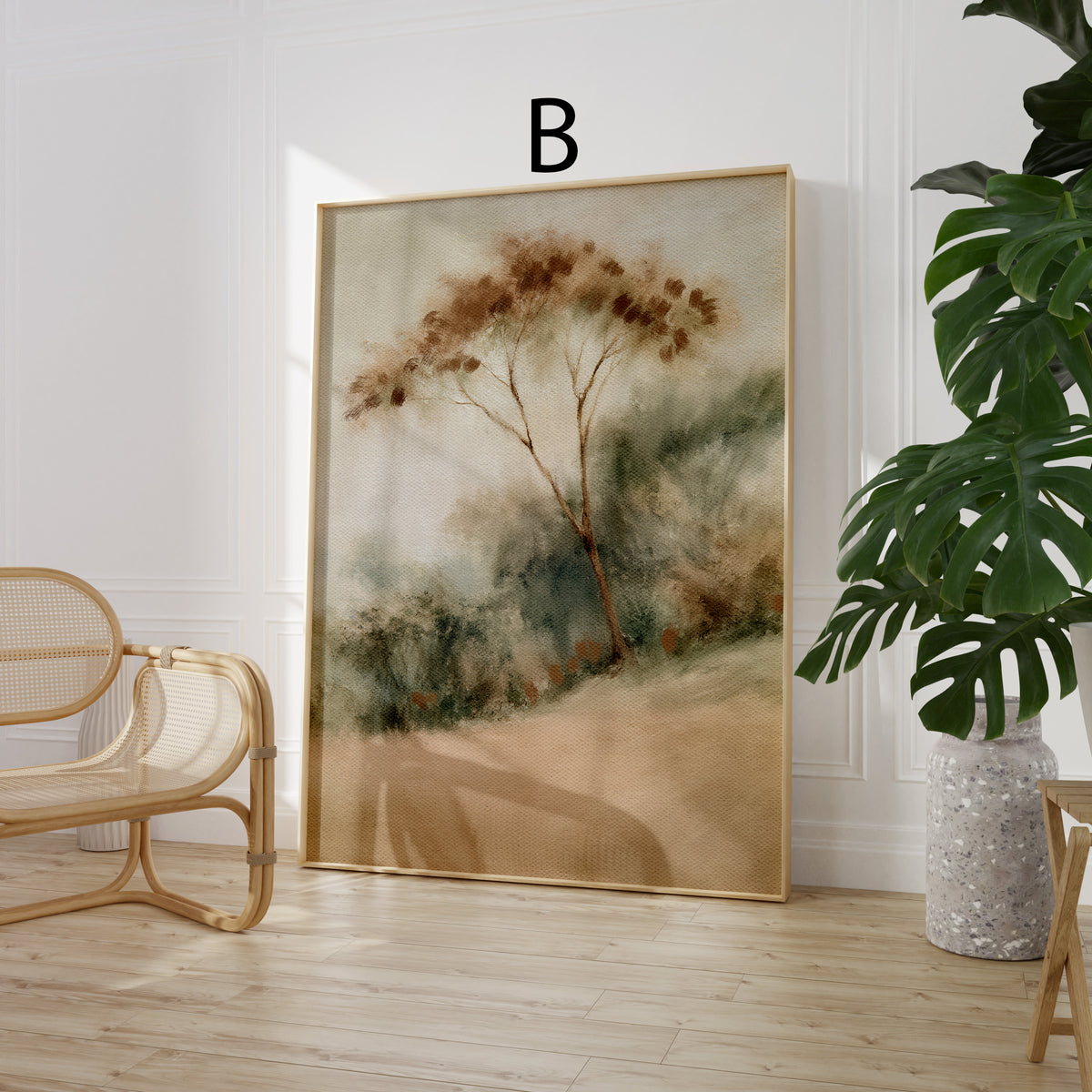 Landschaft Poster Wandbilder · Blumen Natur Bilder · Wohnzimmer Deko ohne Rahmen