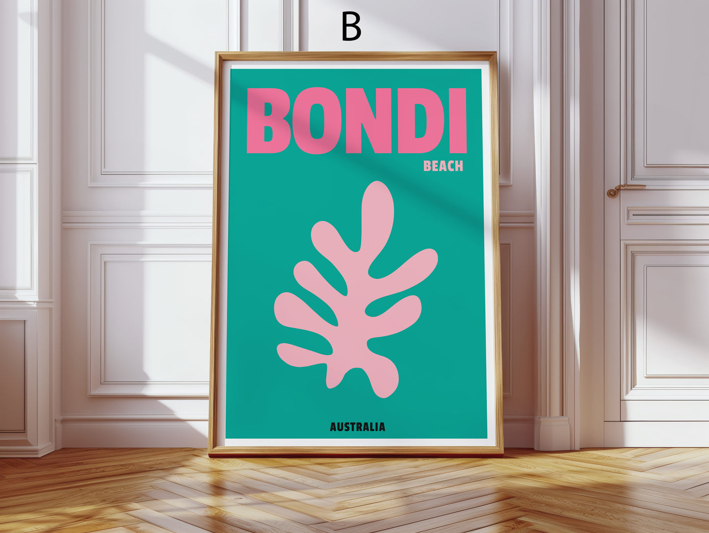 Reiseposter · Geschenkidee · Bali Bondi Beach Fiji Ibiza Miami Tulum · Minimalistische Wandkunst · Dekoprint ohne Rahmen