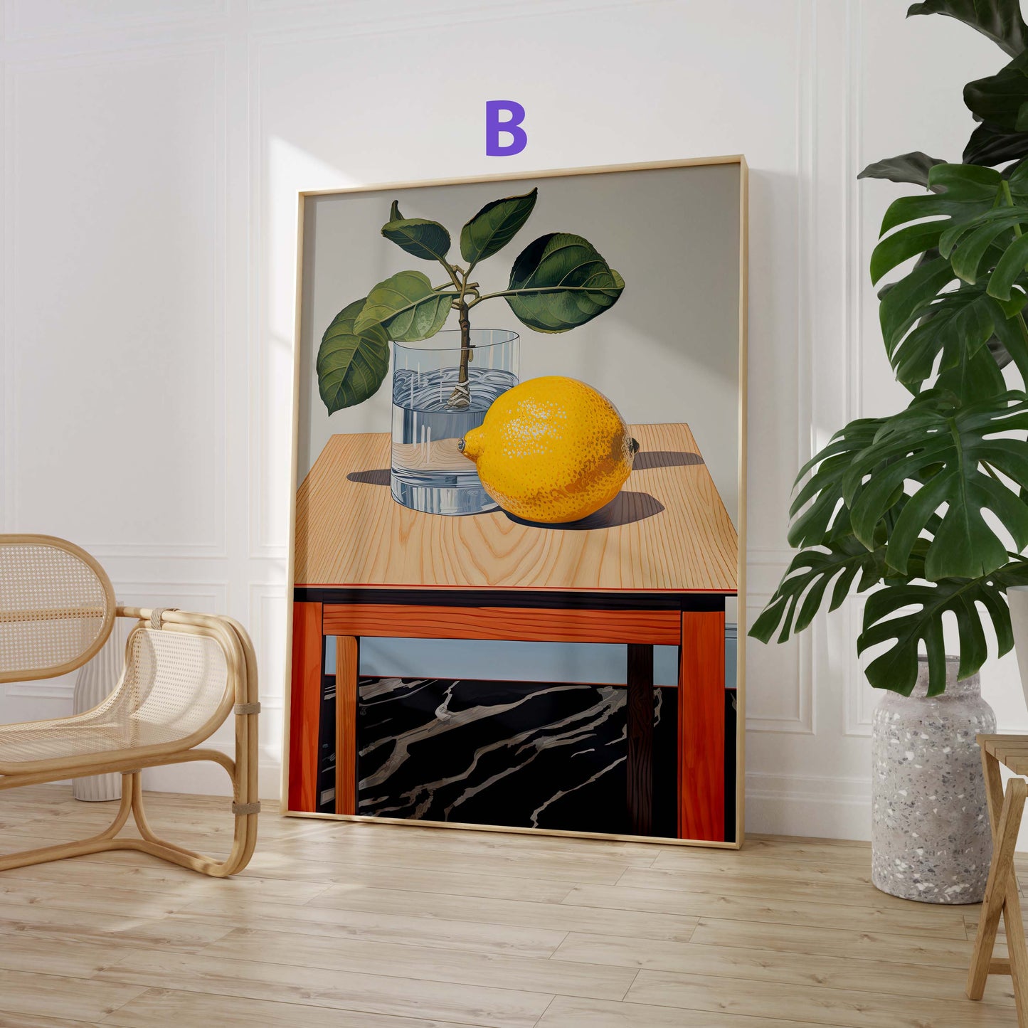 Moderne Kunst Poster · Geschenkidee · Moderne Porträts Stillleben und Abstrakte Kunst · Dekoprint ohne Rahmen