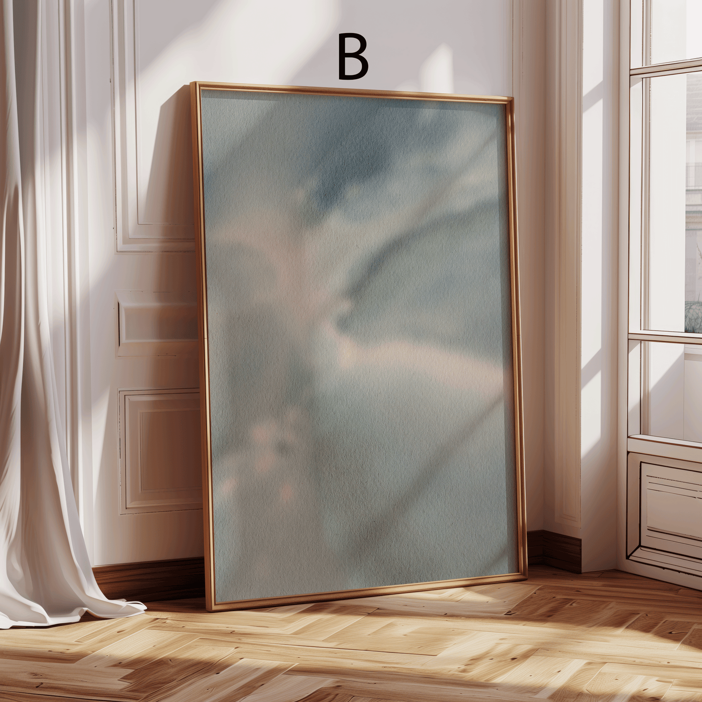 Abstrakte Botanische Aquarell Poster · Geschenkidee · Organische Naturformen Minimalistische Wandkunst · Dekoprint ohne Rahmen