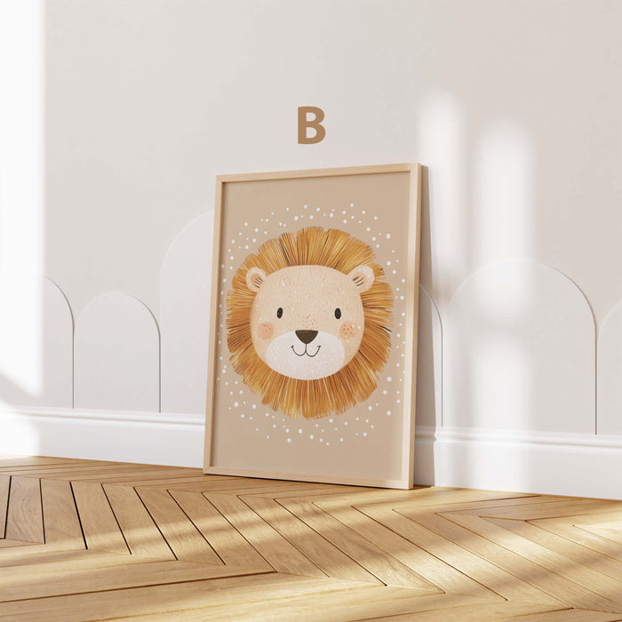 Süße Tiere Poster von JUSTGOODMOOD – Edle Wandkunst