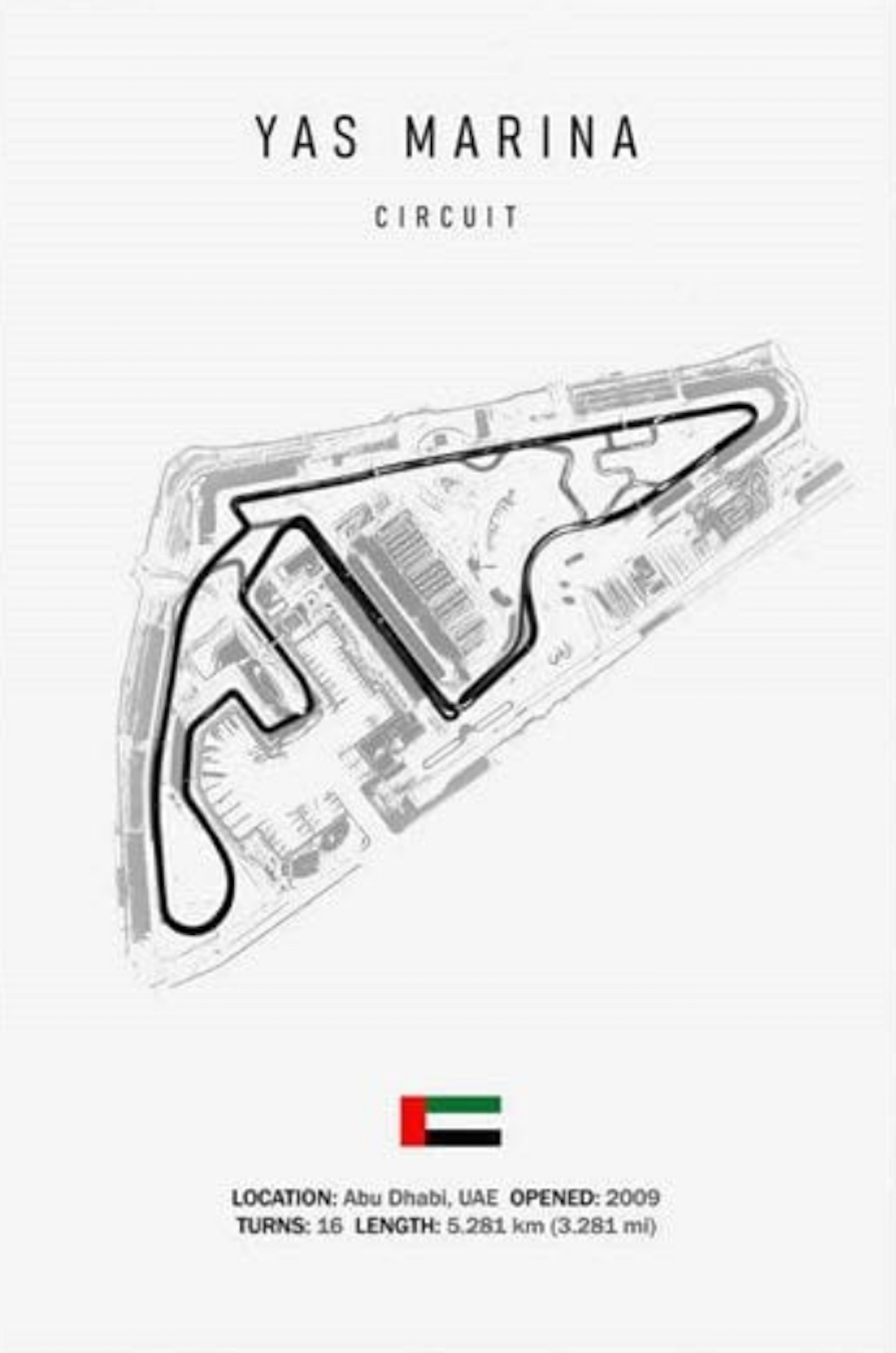 Poster Formel 1 Kalender 2026 Strecken Großer Preis von Silverstone Laguna Seca als Deko Print ohne Rahmen