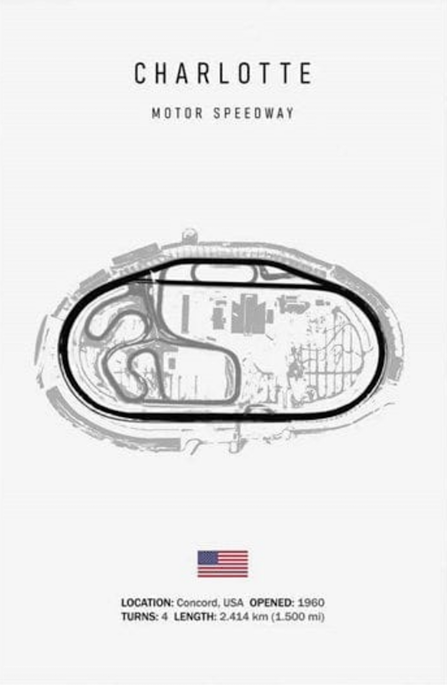 Poster Formel 1 Kalender 2026 Strecken Großer Preis von Silverstone Laguna Seca als Deko Print ohne Rahmen