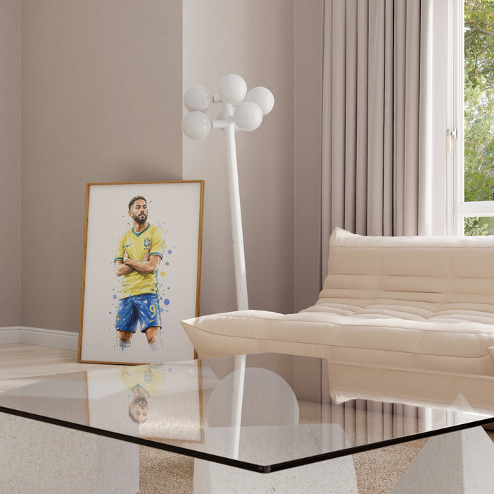 Brasilien Poster auf Premium Baumwolle – JUSTGOODMOOD