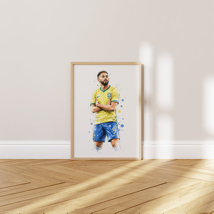 Brasilien Poster auf Premium Baumwolle – JUSTGOODMOOD