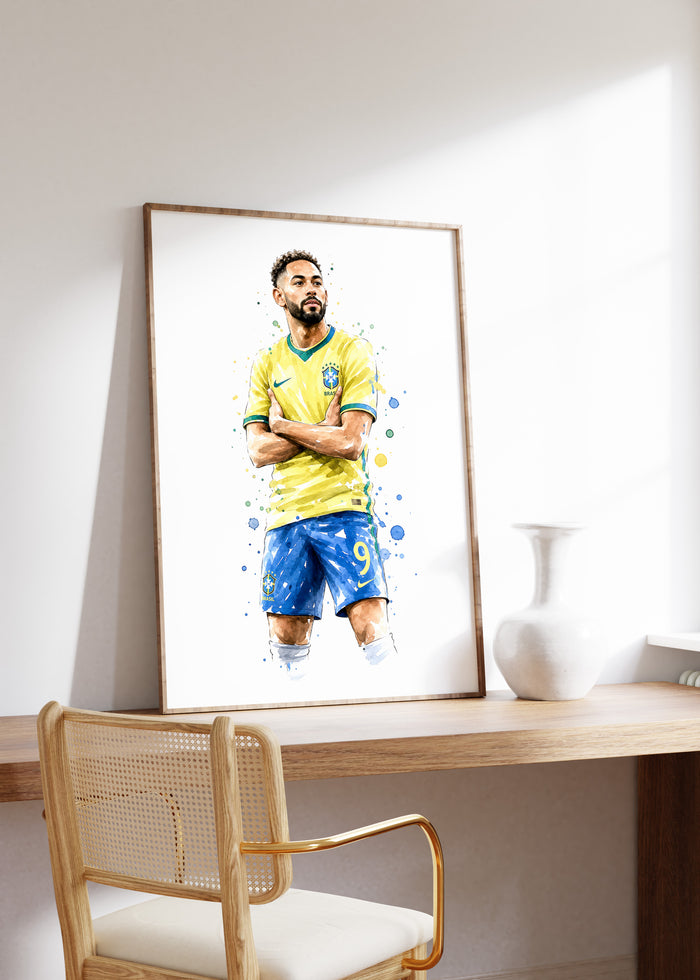 Brasilien Poster auf Premium Baumwolle – JUSTGOODMOOD
