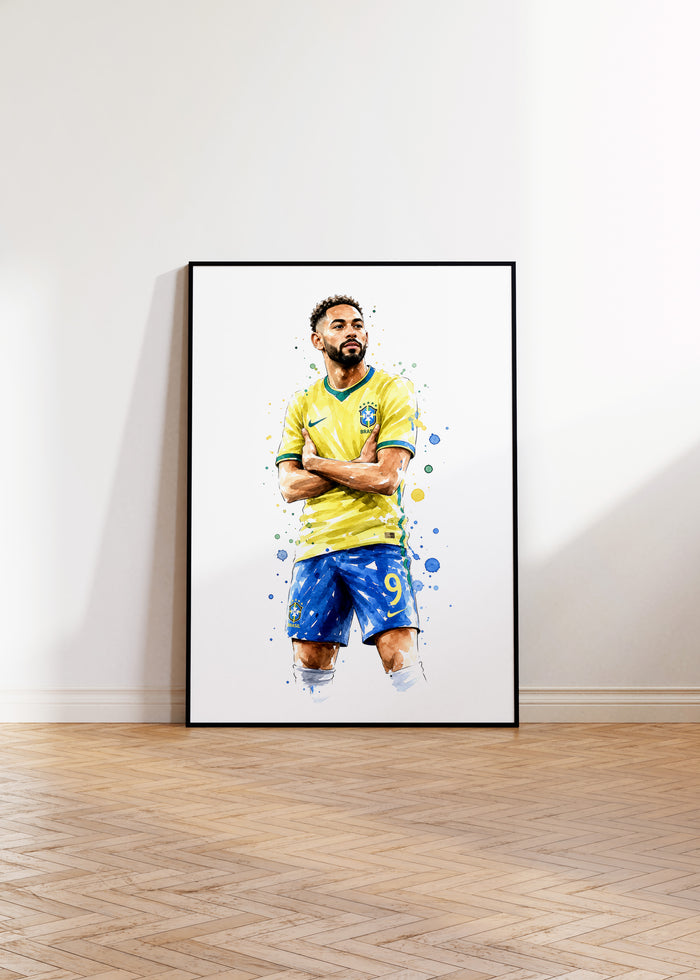 Brasilien Poster auf Premium Baumwolle – JUSTGOODMOOD
