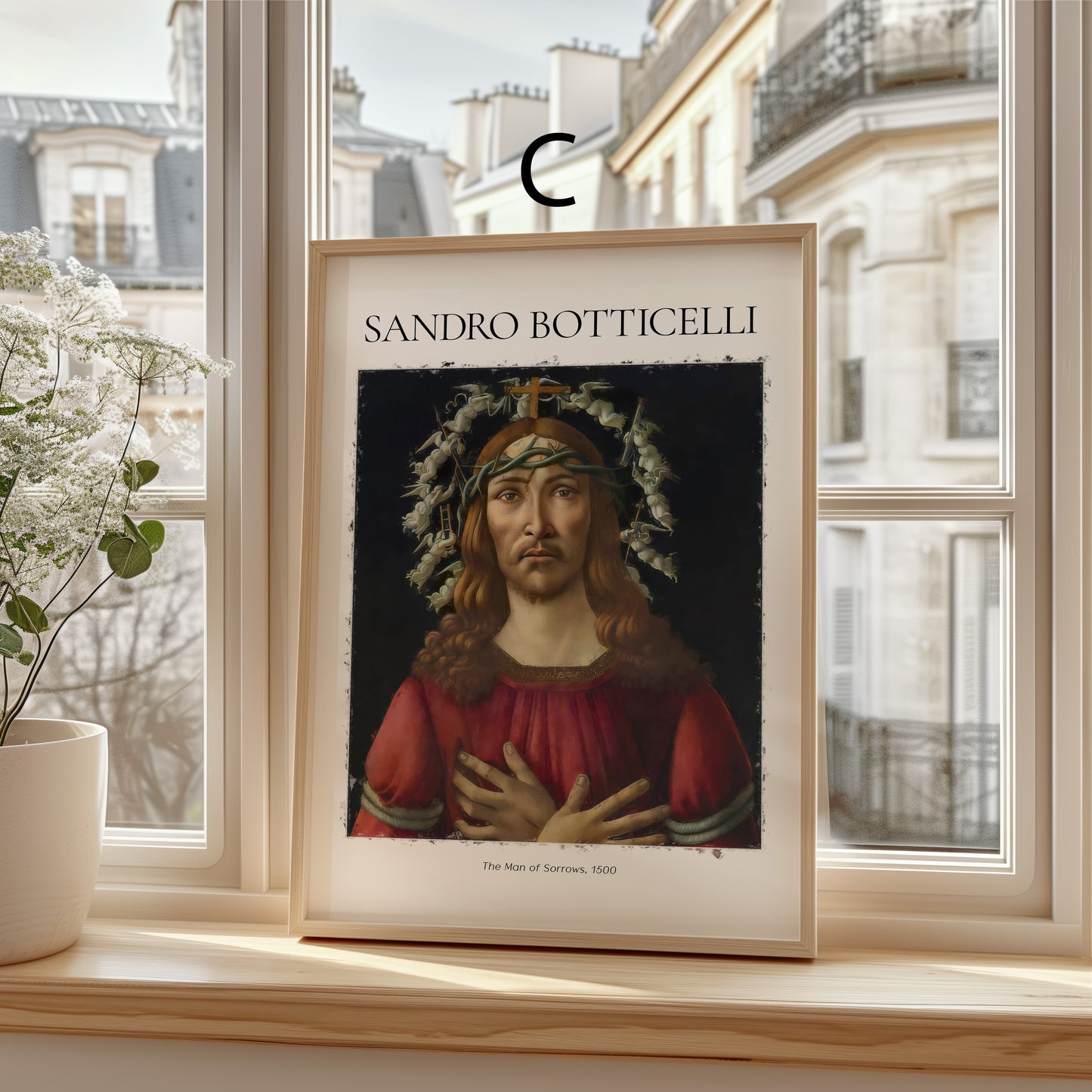 Sandro Botticelli Poster · Geschenkidee · Venus Porträts Madonna Geburt der Venus · Dekoprint ohne Rahmen