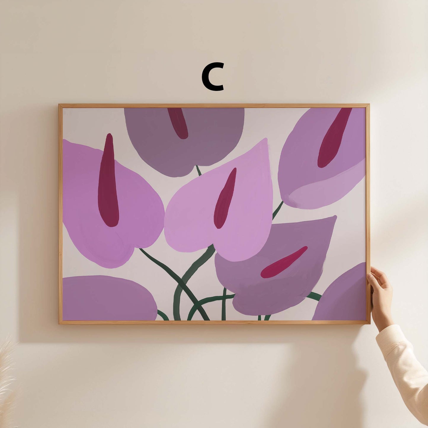 Obst Stillleben Poster · Geschenkidee · Früchte, Tomaten und Blumen in moderner Kunst · Dekoprint ohne Rahmen