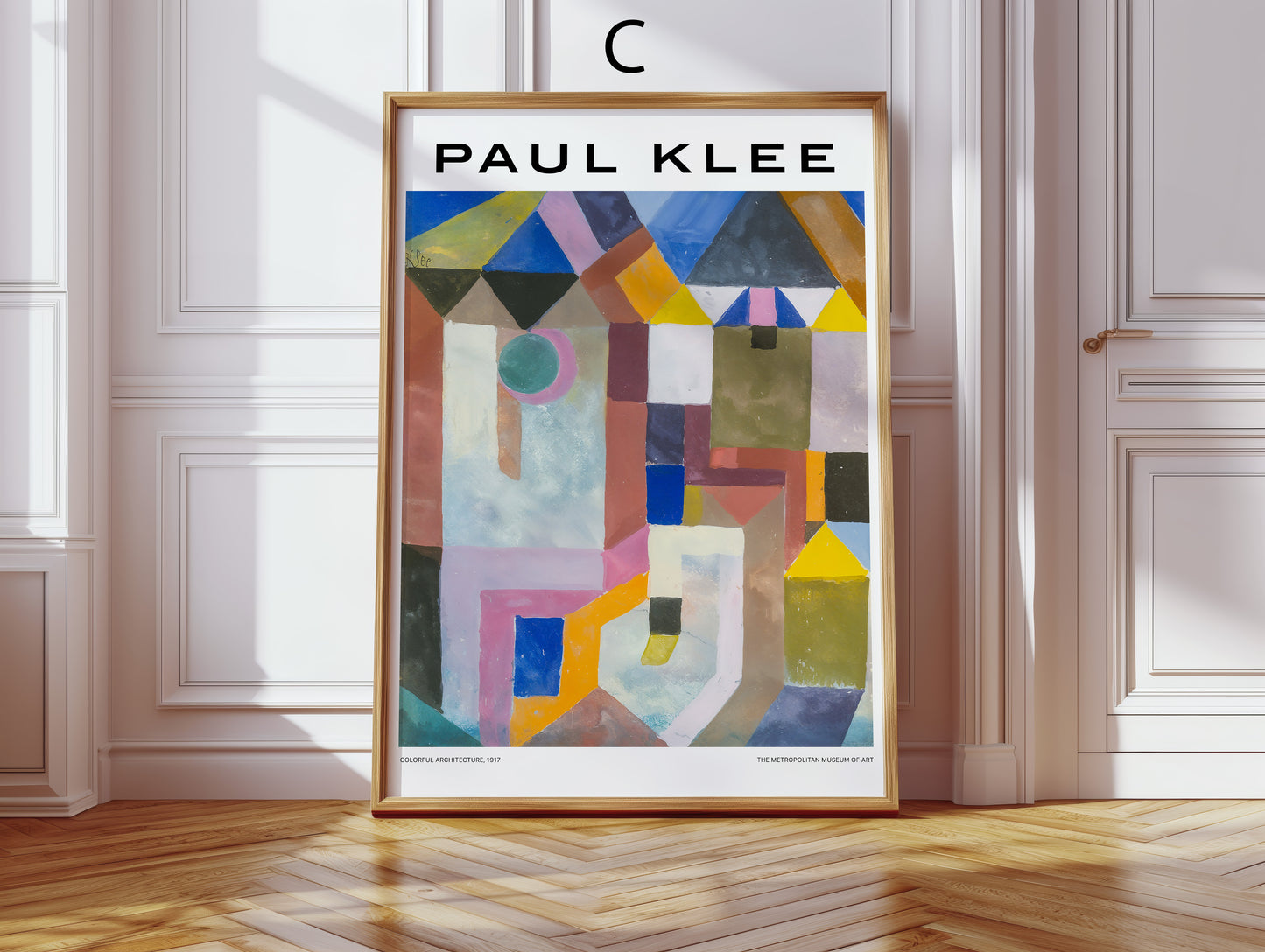 Kunst Poster · Geschenkidee · Paul Klee Abstrakte Malerei Geometrische Formen Expressionismus · Dekoprint ohne Rahmen