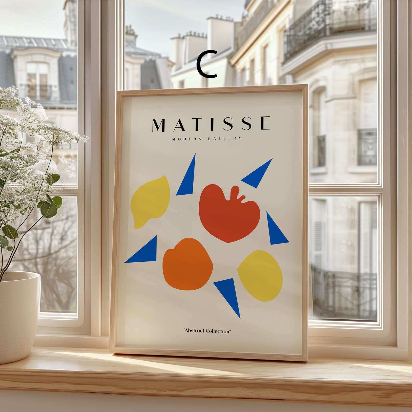 Matisse Poster · Geschenkidee · Abstrakte Scherenschnitte Bunte Formen Moderne Kompositionen · Dekoprint ohne Rahmen