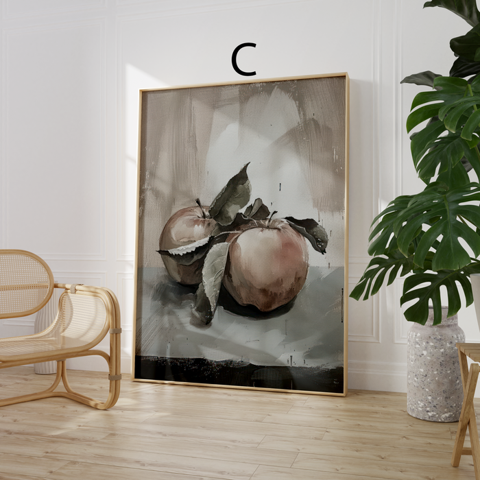 Impressionismus Poster auf Baumwoll-Canvas von JUSTGOODMOOD