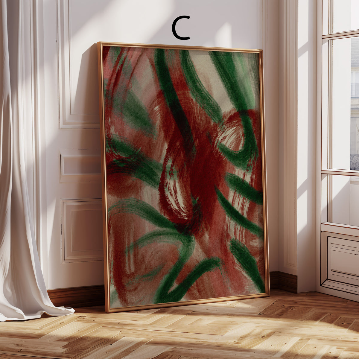 Poster Wandbilder Wohnzimmer · Abstrakte Kunst Hände Spielkarten · Bilder ohne Rahmen