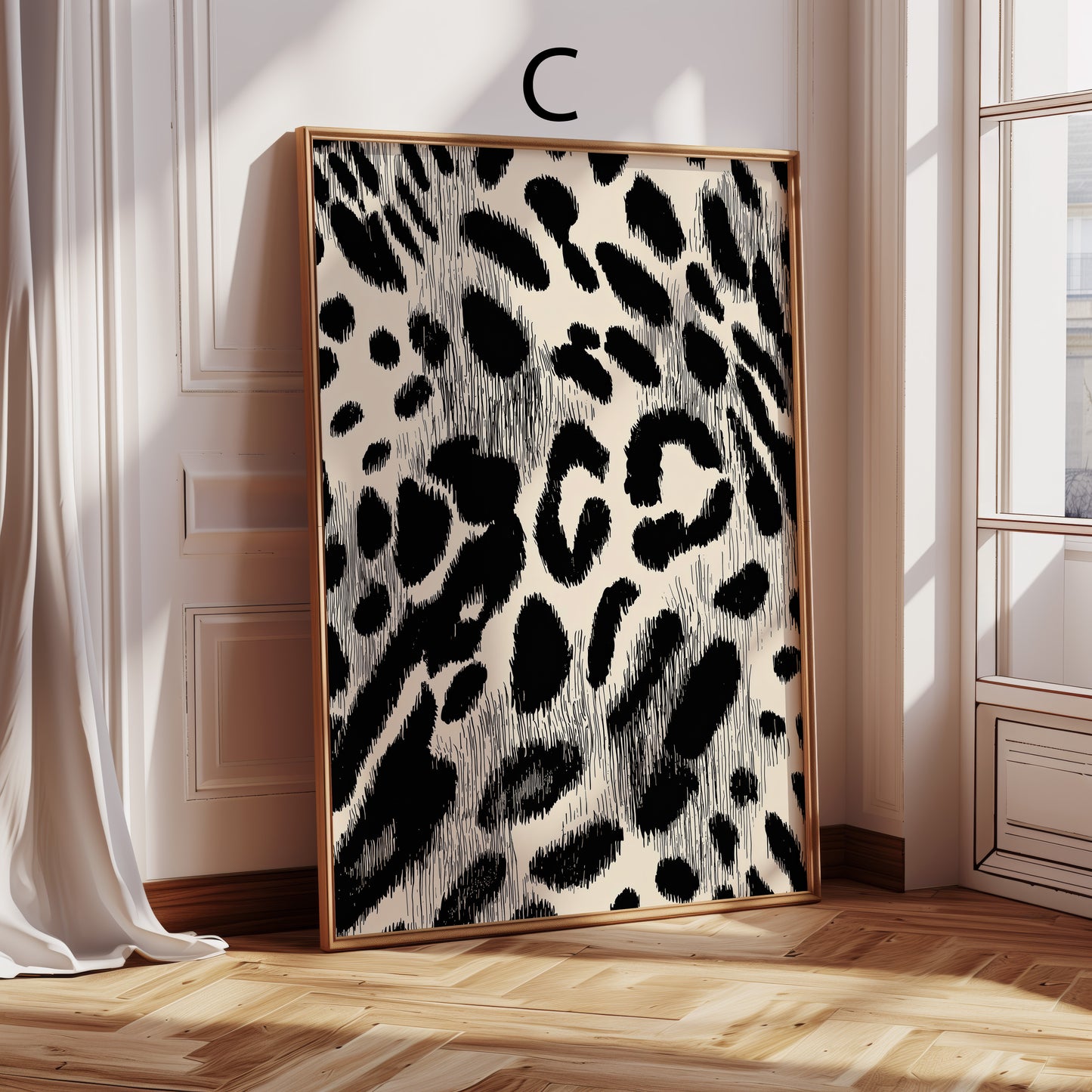 Safari Statement Poster · Geschenkidee · markante Animal Prints in natürlichen Kontrasten · Dekoprint ohne Rahmen