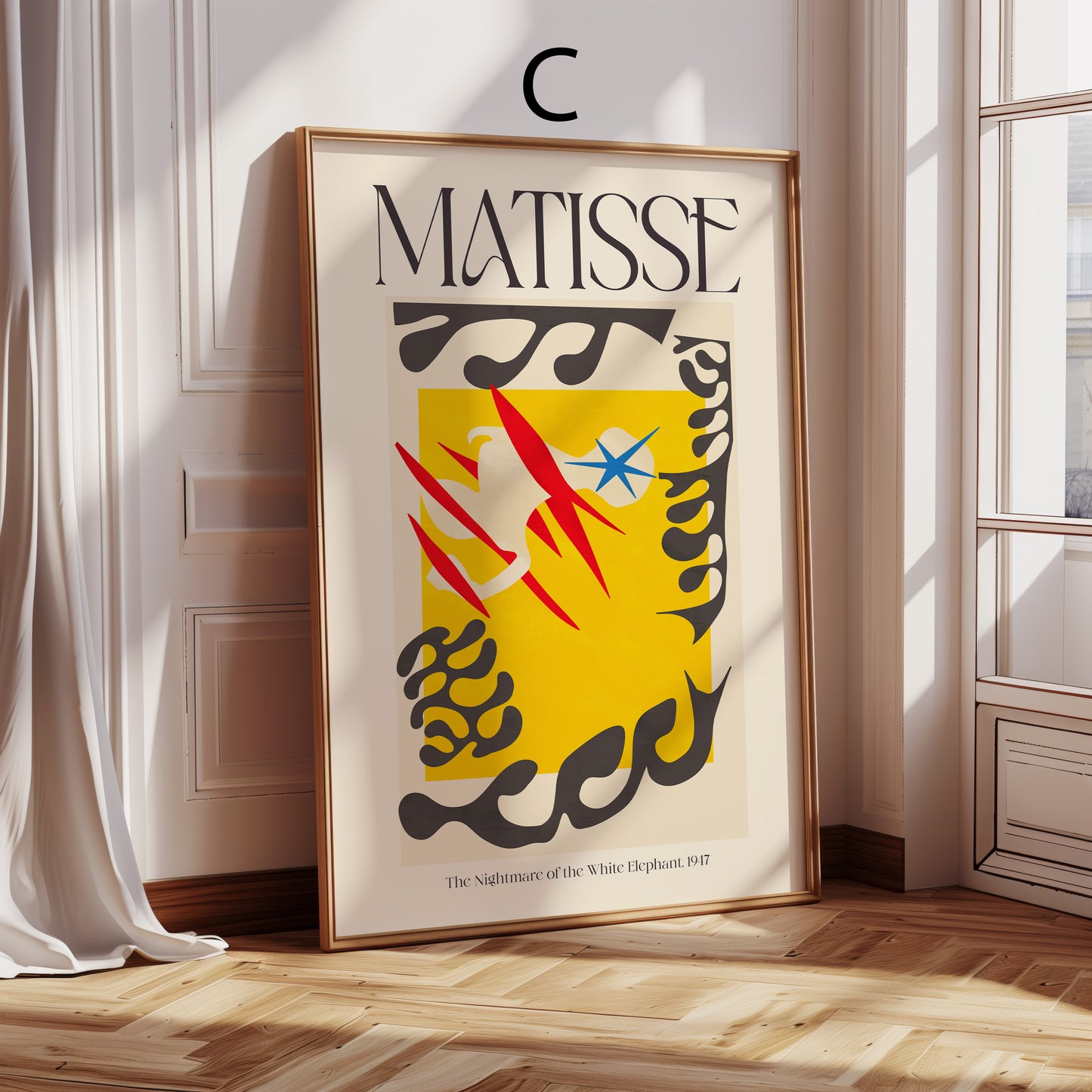 Henri Matisse Poster · Geschenkidee · Scherenschnitt Masken Abstrakte Formen Bunte Kompositionen · Dekoprint ohne Rahmen