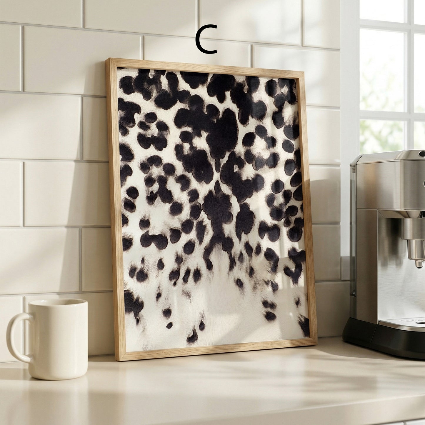 Raubkatzen Poster · Geschenkidee · Leopard Flecken und abstrakte Texturen · Dekoprint ohne Rahmen