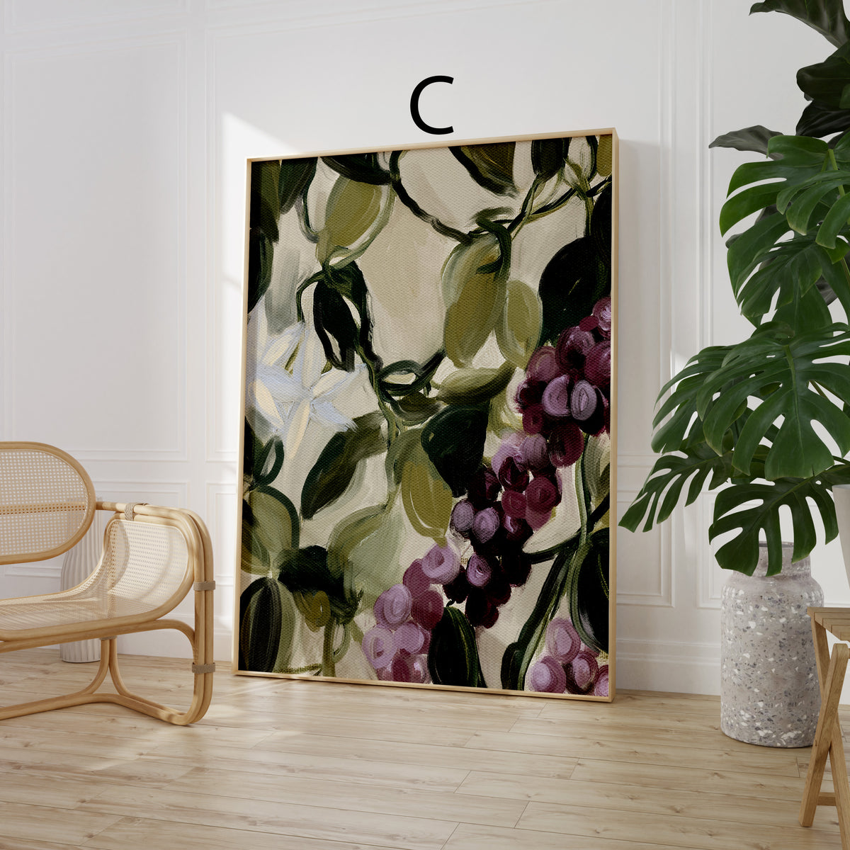 Landschaft Poster Wandbilder · Blumen Natur Bilder · Wohnzimmer Deko ohne Rahmen