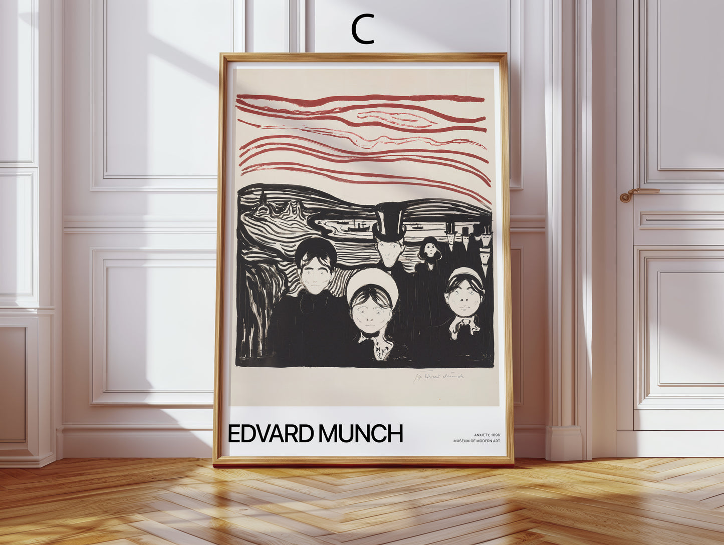Kunst Poster · Geschenkidee · Edvard Munch Expressionismus Ikonische Gemälde Symbolistische Kunst · Dekoprint ohne Rahmen