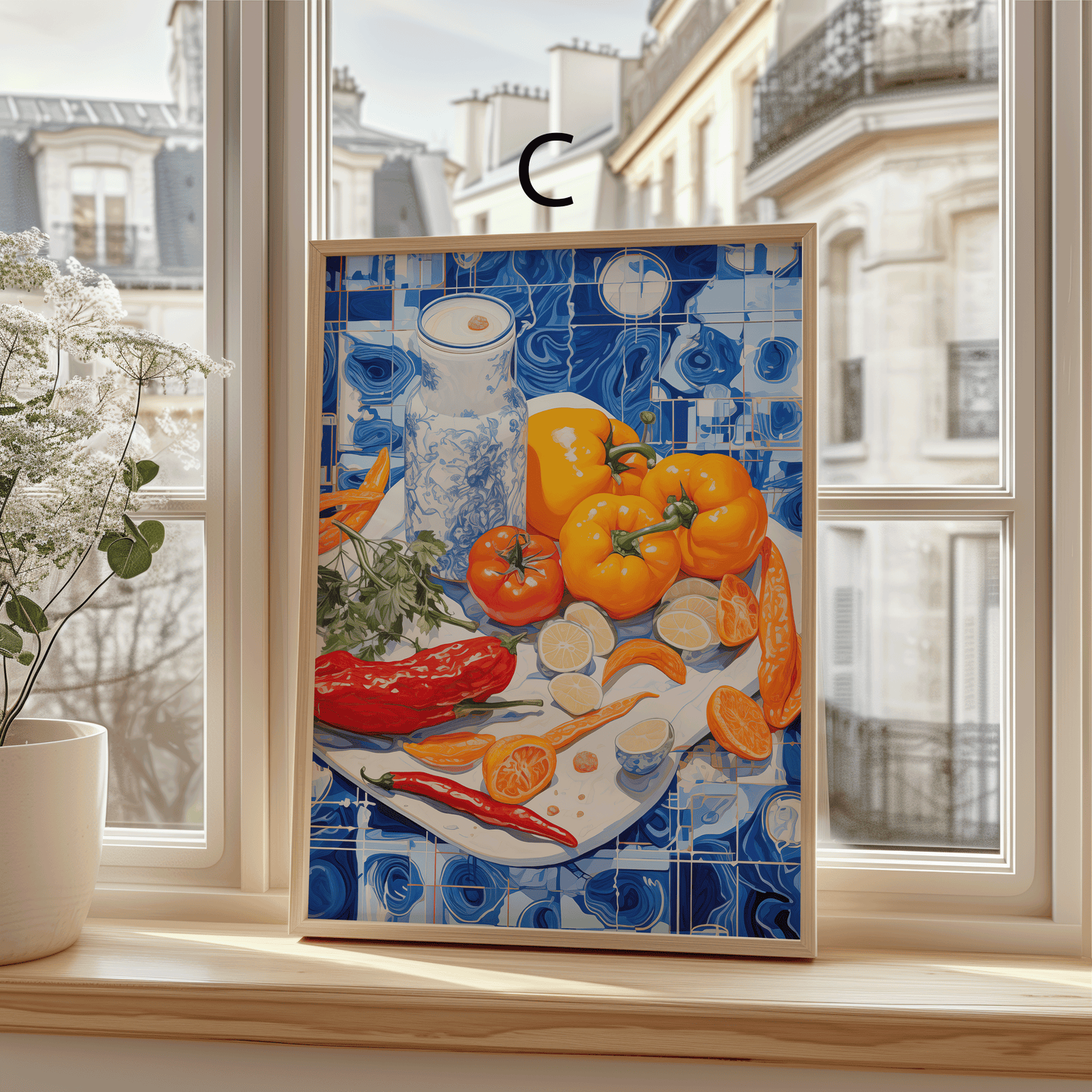 Moderne Kunst Poster · Geschenkidee · Zeitgenössische Porträts Botanische Illustrationen Stillleben · Dekoprint ohne Rahmen