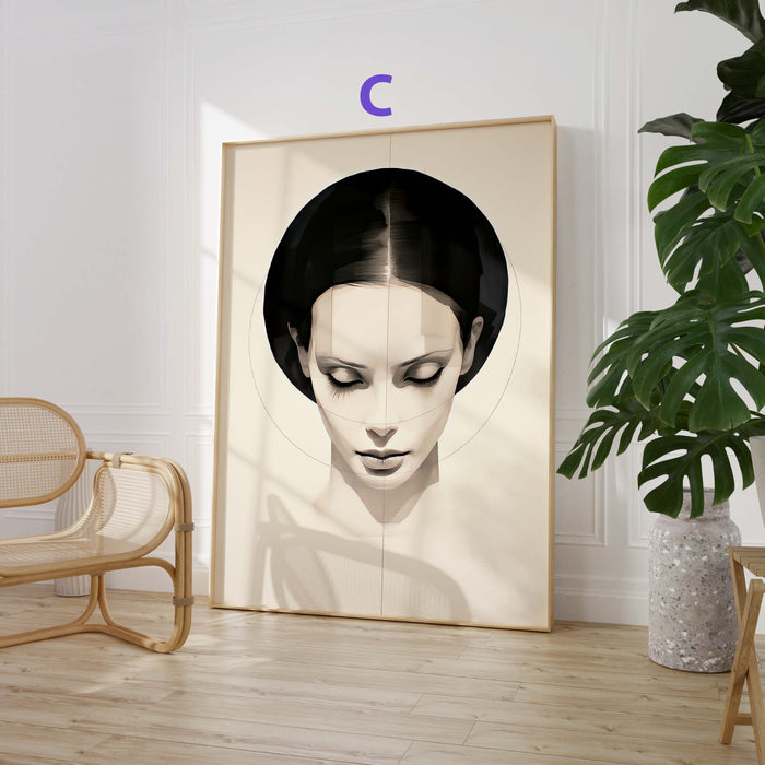 JUSTGOODMOOD Poster – Edle Baumwoll-Leinwand & lebendige