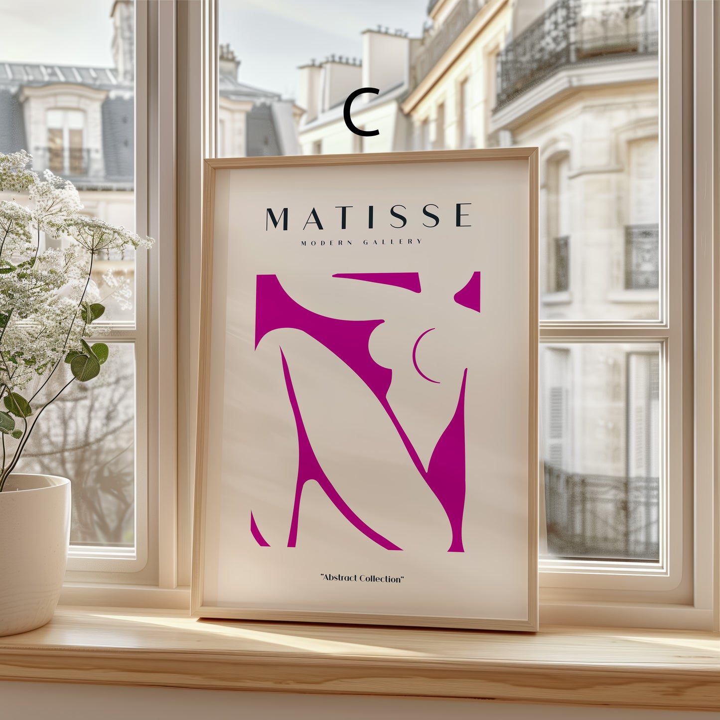 Matisse Poster · Geschenkidee · Abstrakte Scherenschnitte Organische Formen Minimalistische Kunst · Dekoprint ohne Rahmen