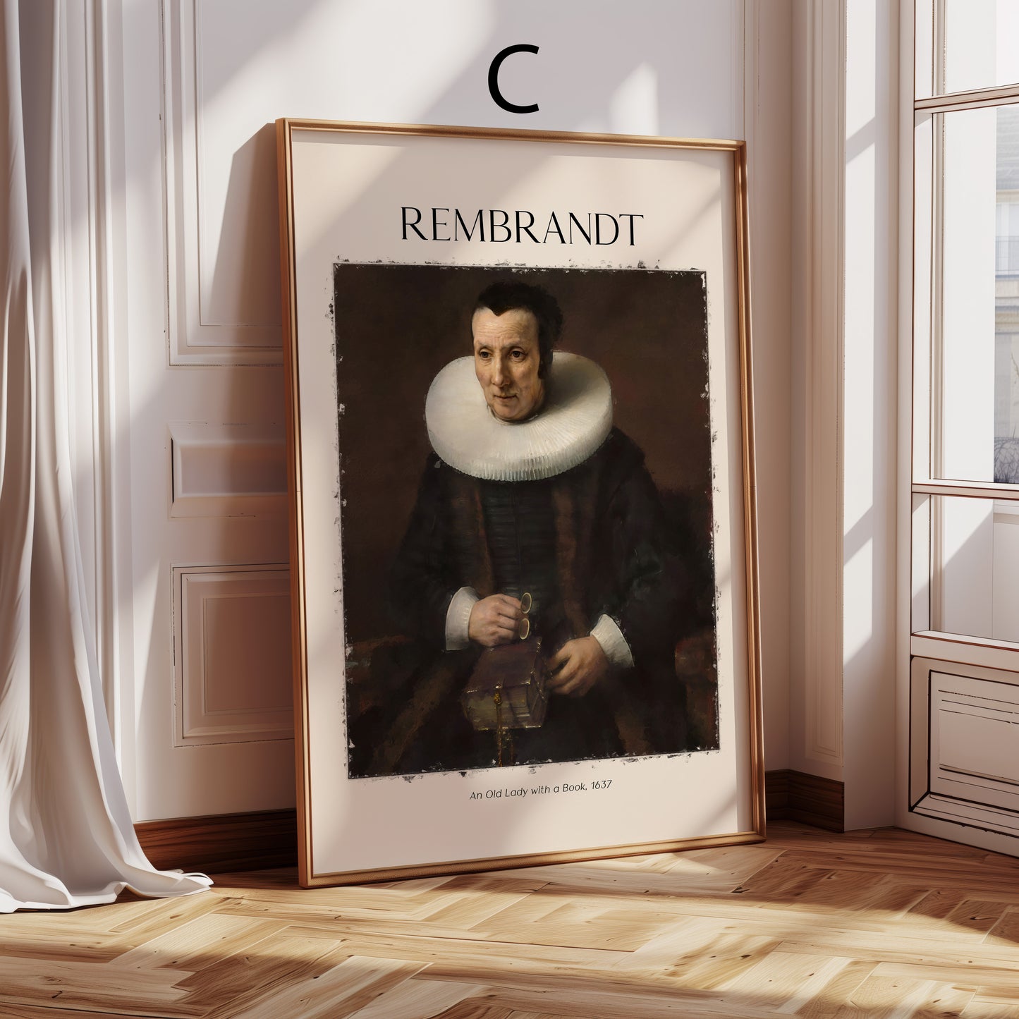 Rembrandt Poster · Geschenkidee · Barocke Porträts Die Nachtwache Niederländische Meisterwerke · Dekoprint ohne Rahmen